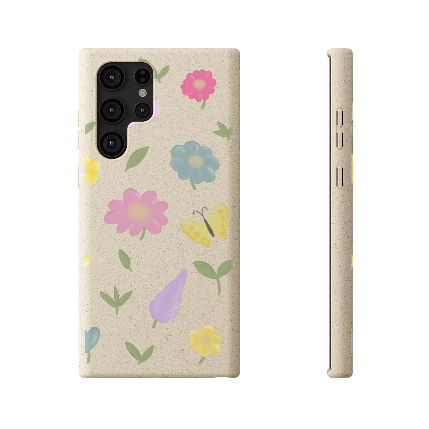 Eco-Friendly Floral Samsung Case - Biodegradable & Stylish