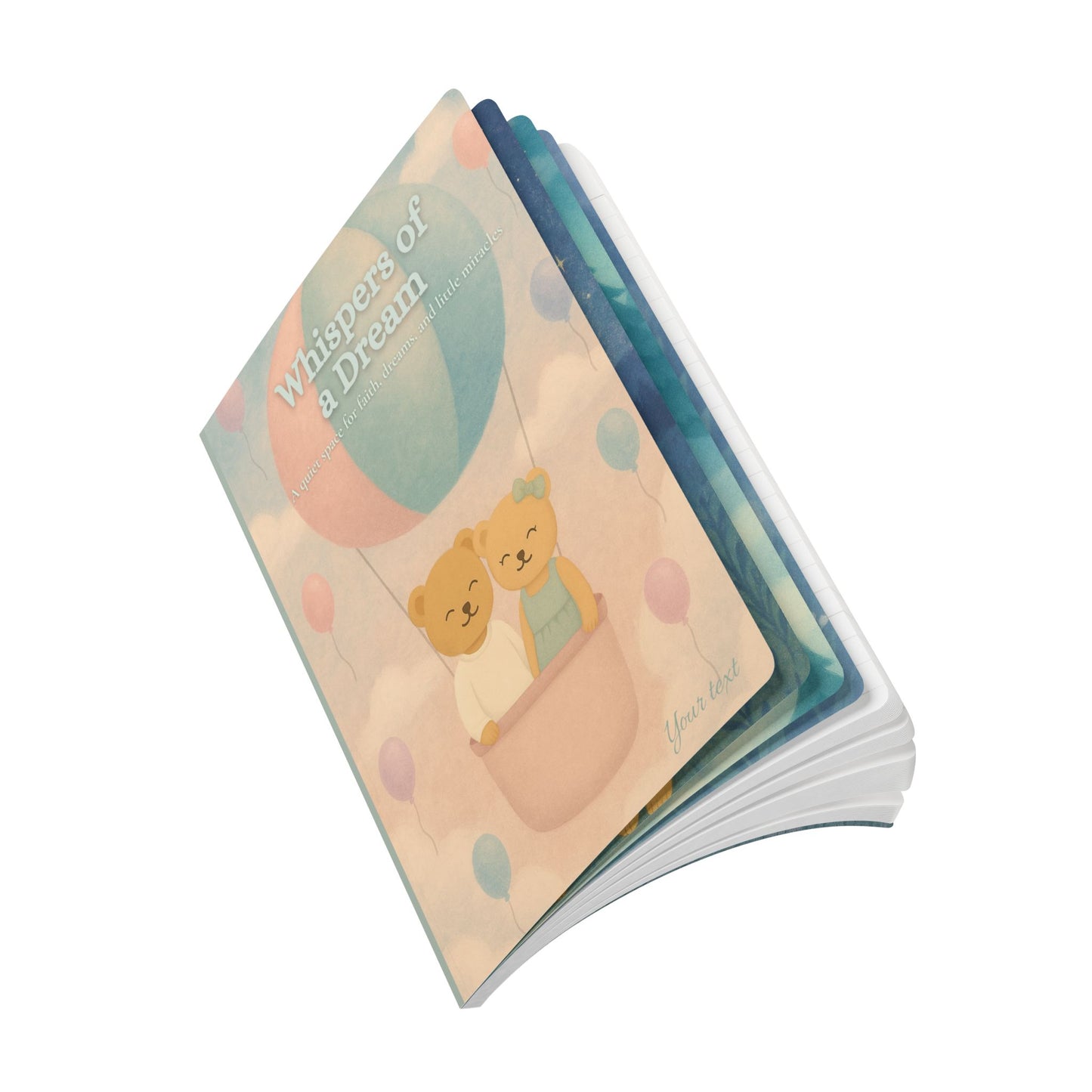 Whispers of a Dream Journal | Pastel Balloon Voyage Notebook
