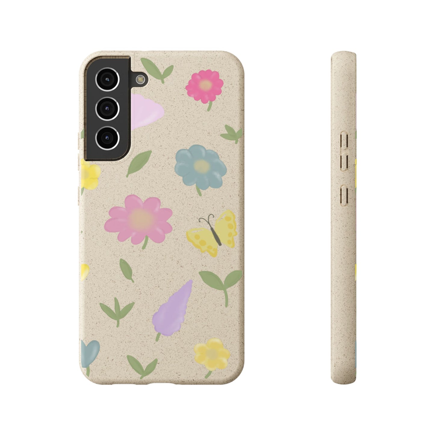 Eco-Friendly Floral Samsung Case - Biodegradable & Stylish