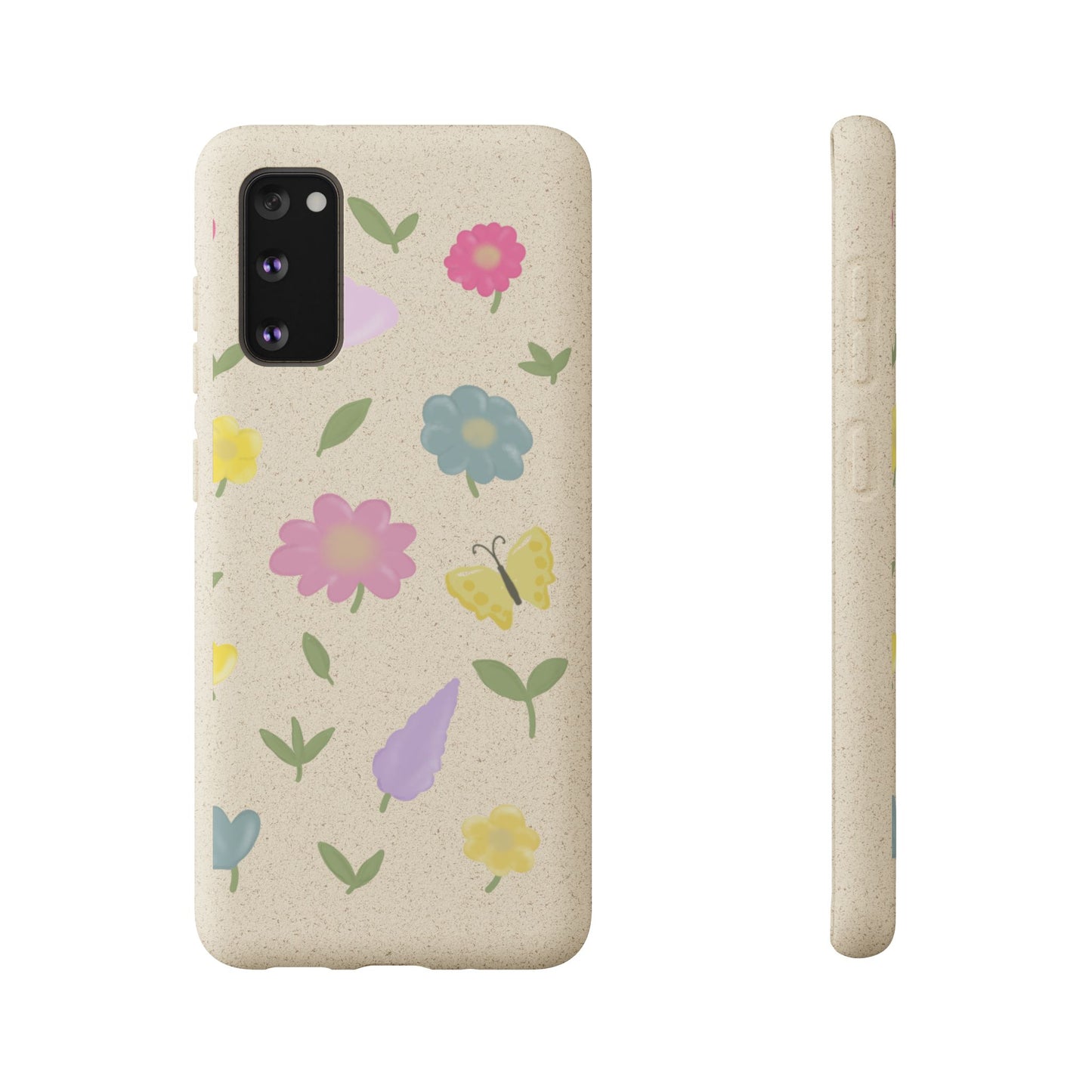 Eco-Friendly Floral Samsung Case - Biodegradable & Stylish