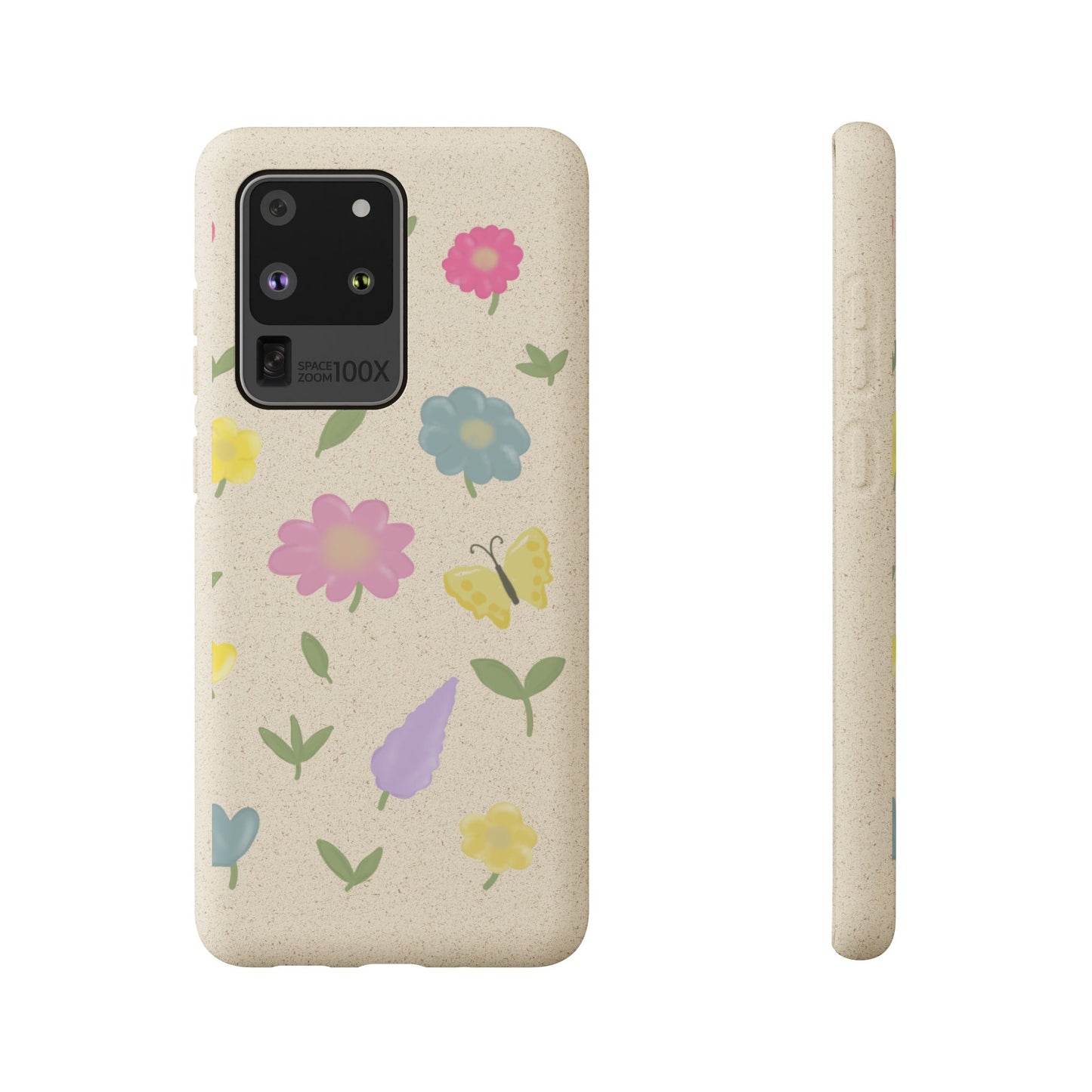 Eco-Friendly Floral Samsung Case - Biodegradable & Stylish