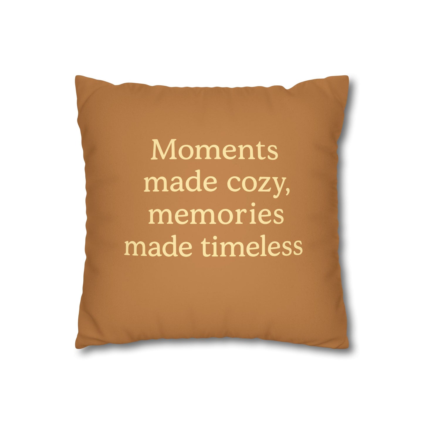 Cozy Bear Pillow Cover with Quote – Soft Cushion for Cozy Home Decor