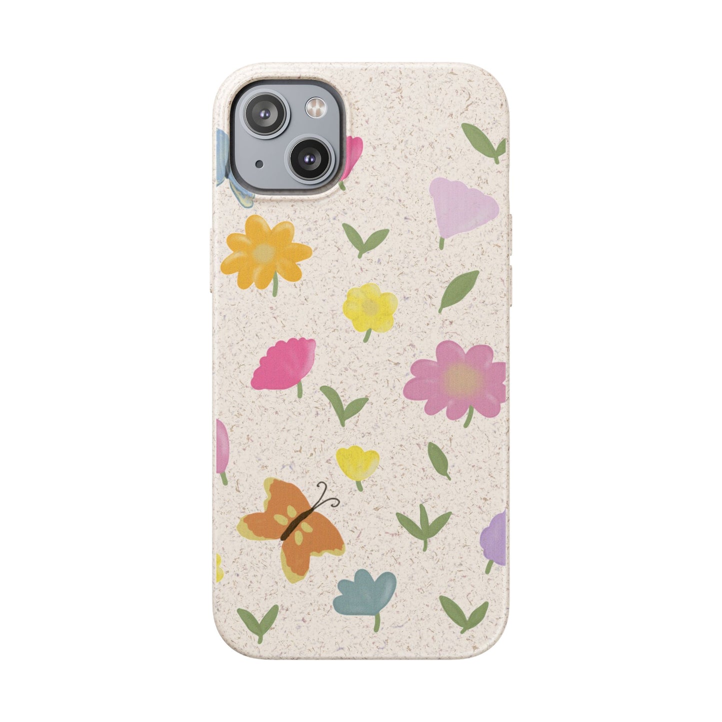 Eco-Friendly Floral iPhone Case - Biodegradable & Stylish