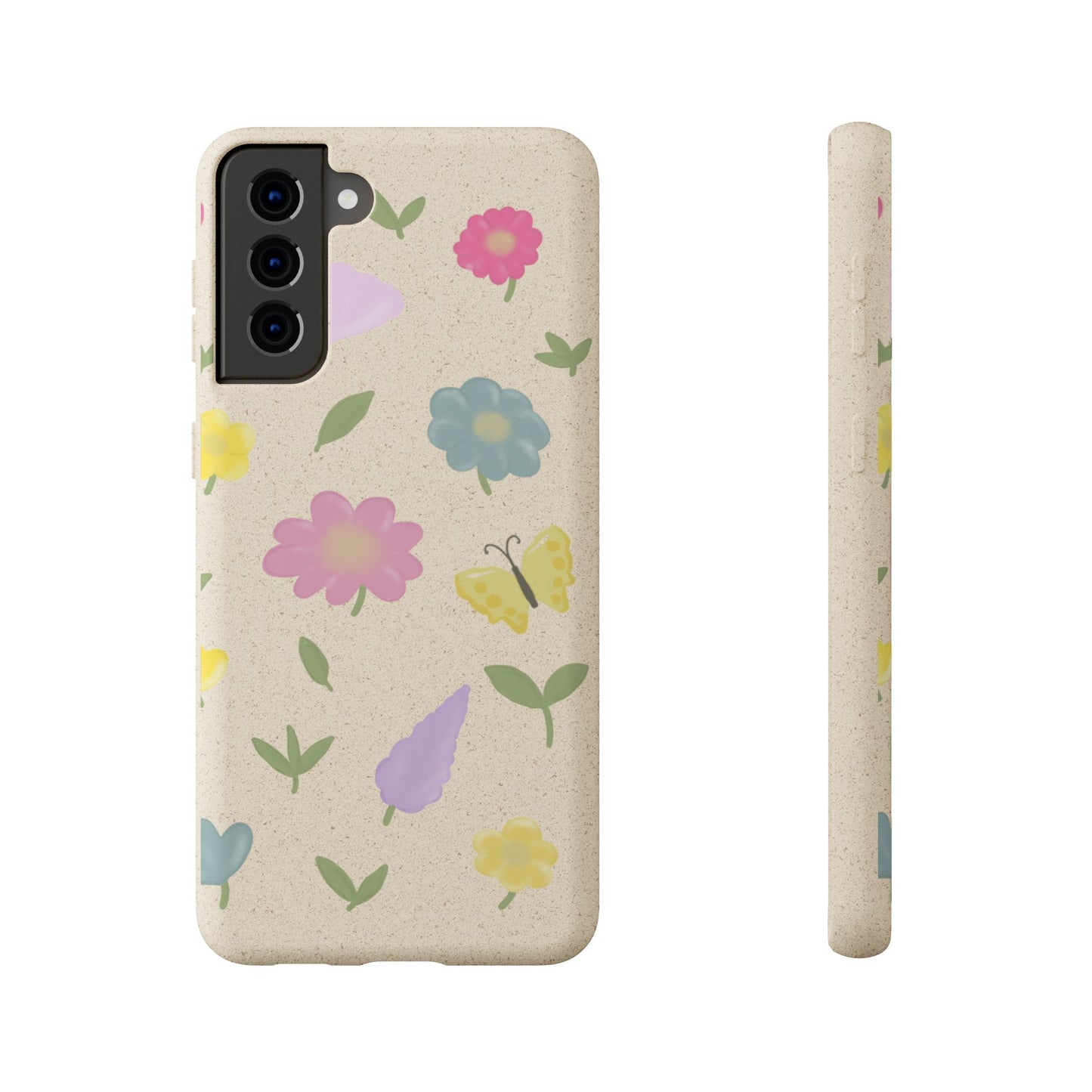 Eco-Friendly Floral Samsung Case - Biodegradable & Stylish