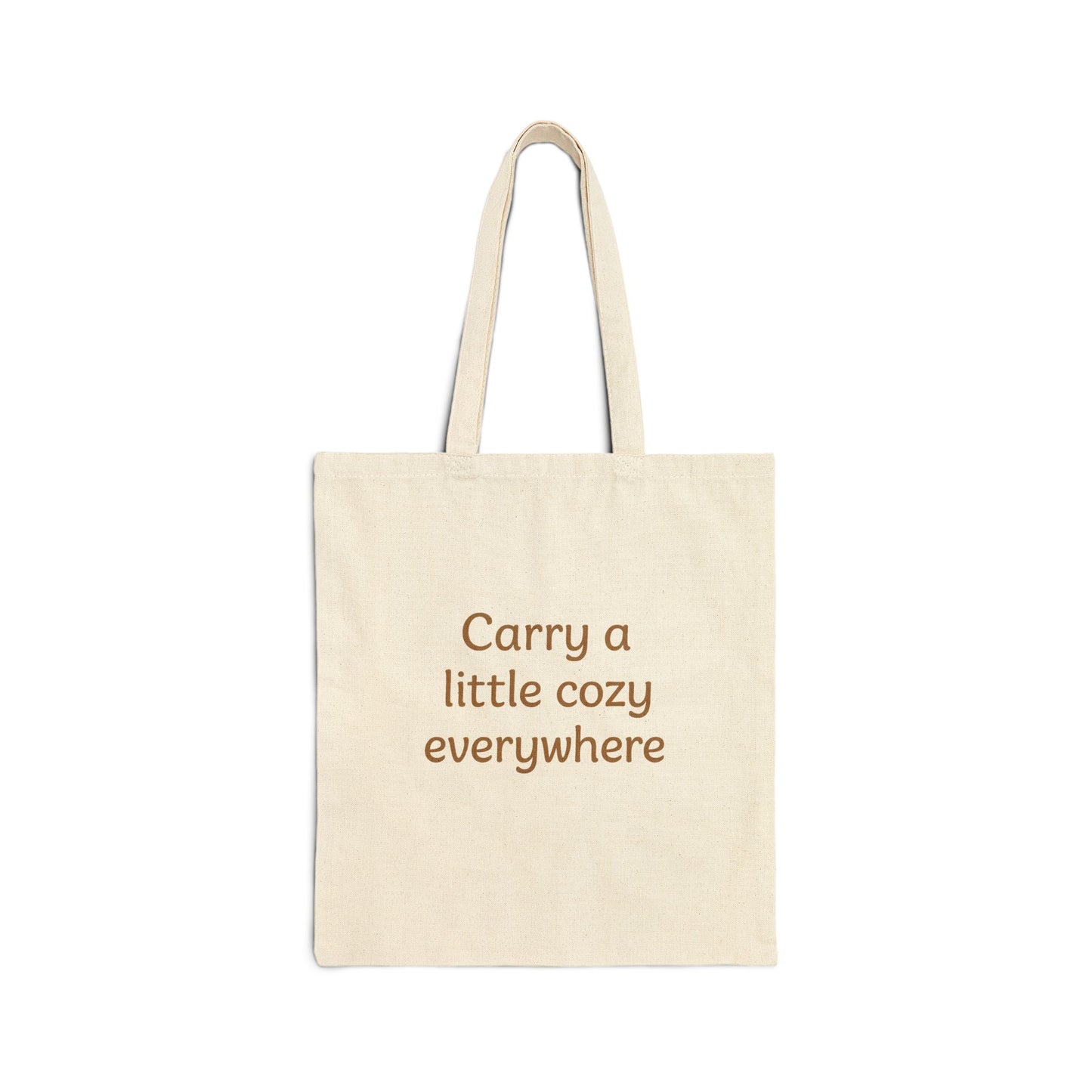 Cozy Bear Tote Bag with Quote – Eco-Friendly Shopping & Gift Bag