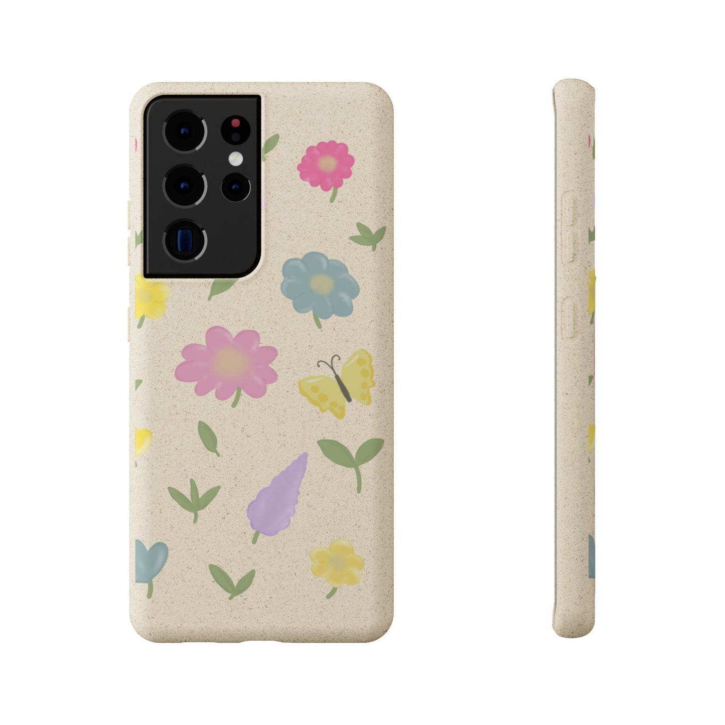 Eco-Friendly Floral Samsung Case - Biodegradable & Stylish