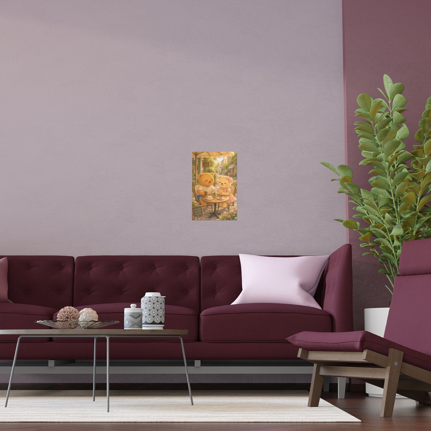 The Days We Keep Art Print | Cozy Summer Café Wall Decor
