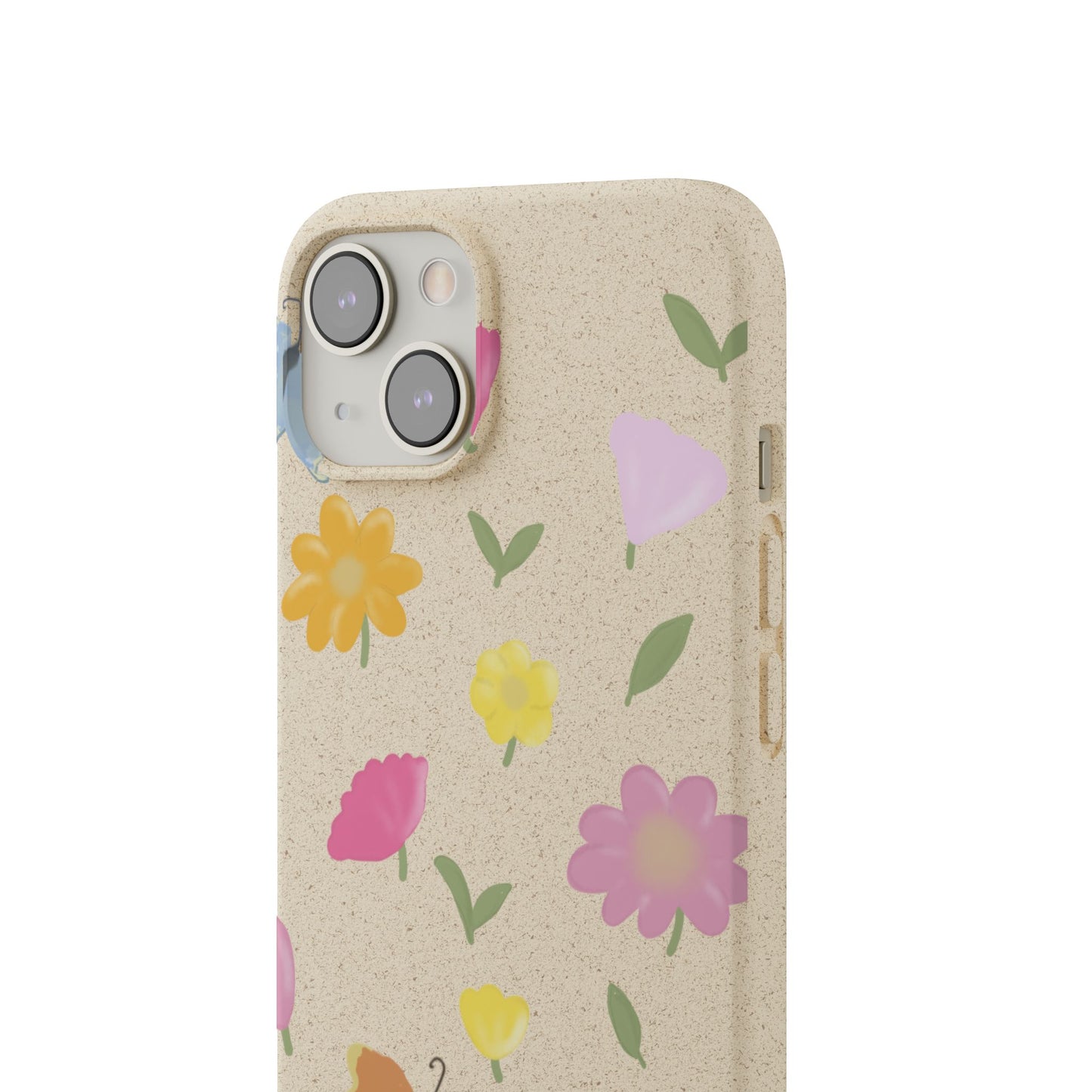 Eco-Friendly Floral iPhone Case - Biodegradable & Stylish