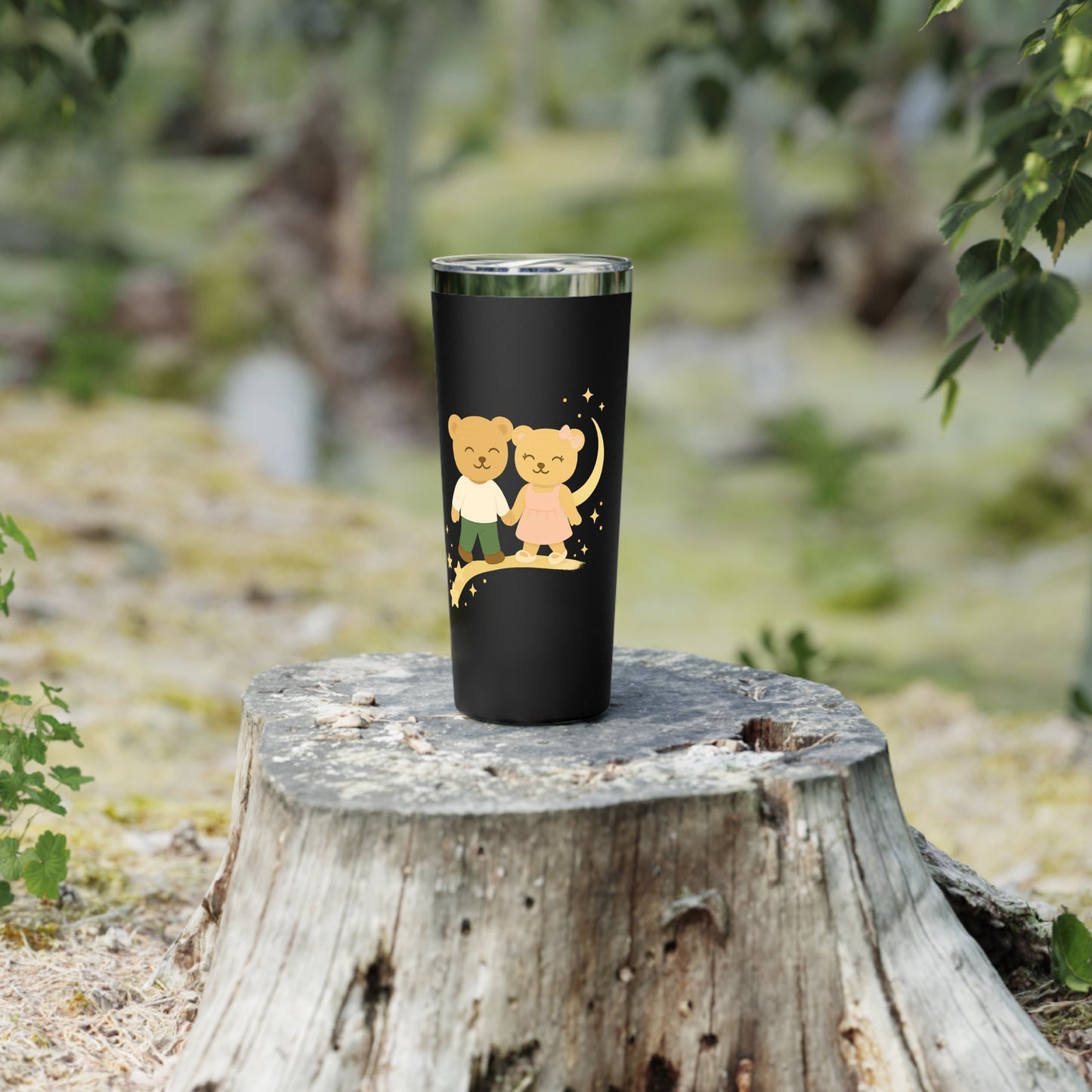 Cozy Bear Couple Tumbler – 22oz Insulated Travel Mug for Everyday Use