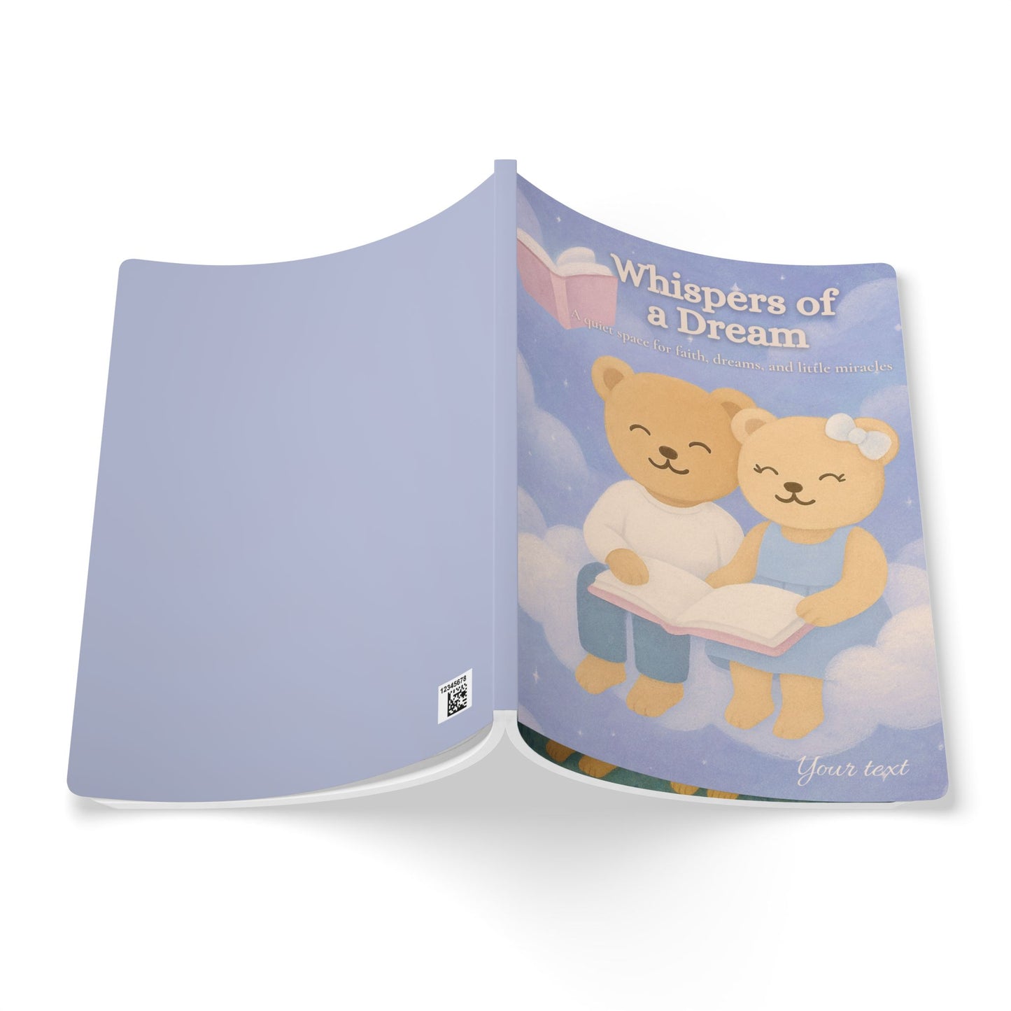 Whispers of a Dream Journal | Cloud Reading Softcover Notebook