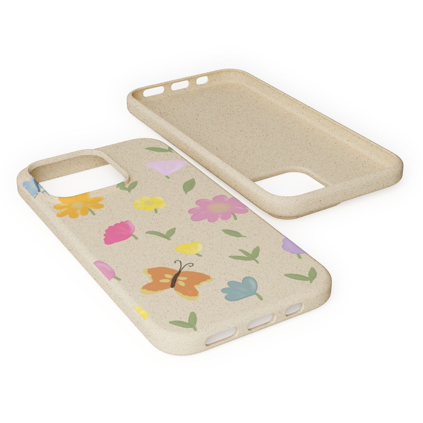 Eco-Friendly Floral iPhone Case - Biodegradable & Stylish