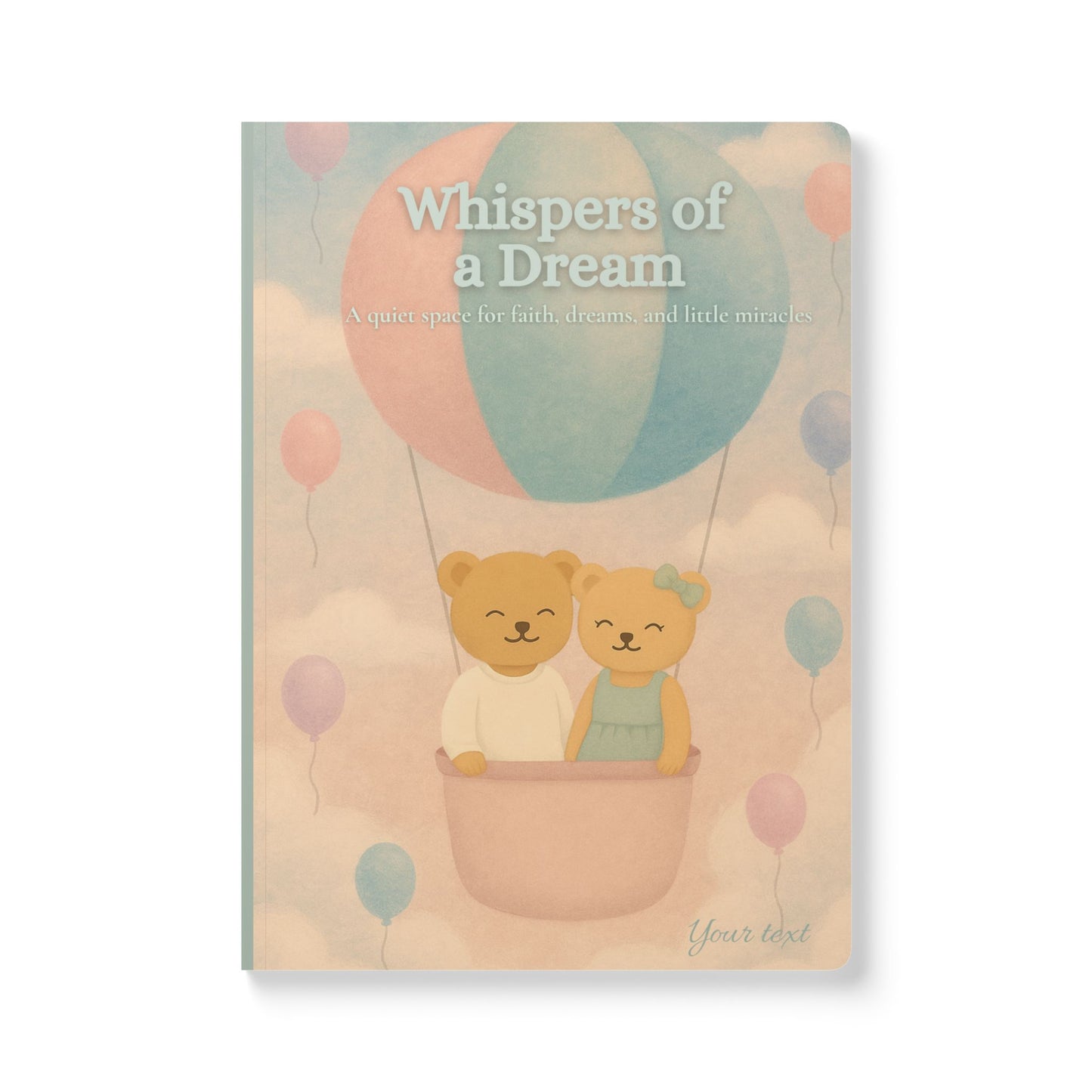 Whispers of a Dream Journal | Pastel Balloon Voyage Notebook