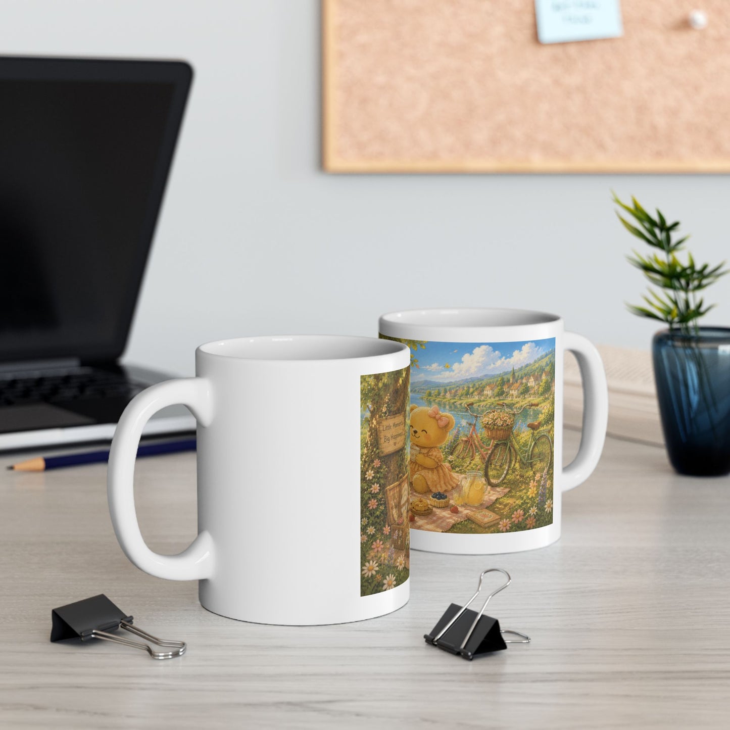 The Days We Keep Ceramic Mug | Cozy Summer Picnic Coffee Cup
