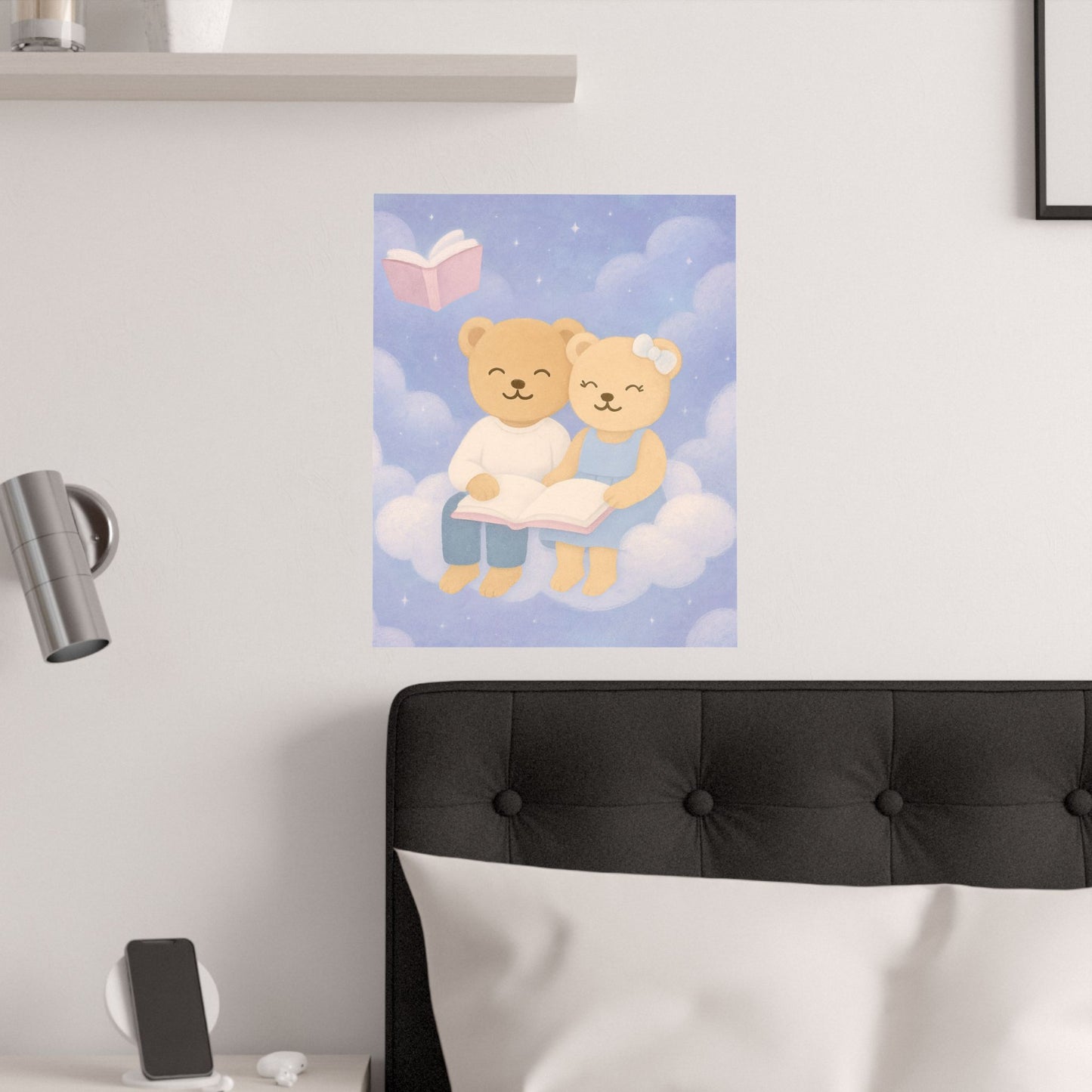 Whispers of a Dream Poster | Floating Book Nook Wall Art