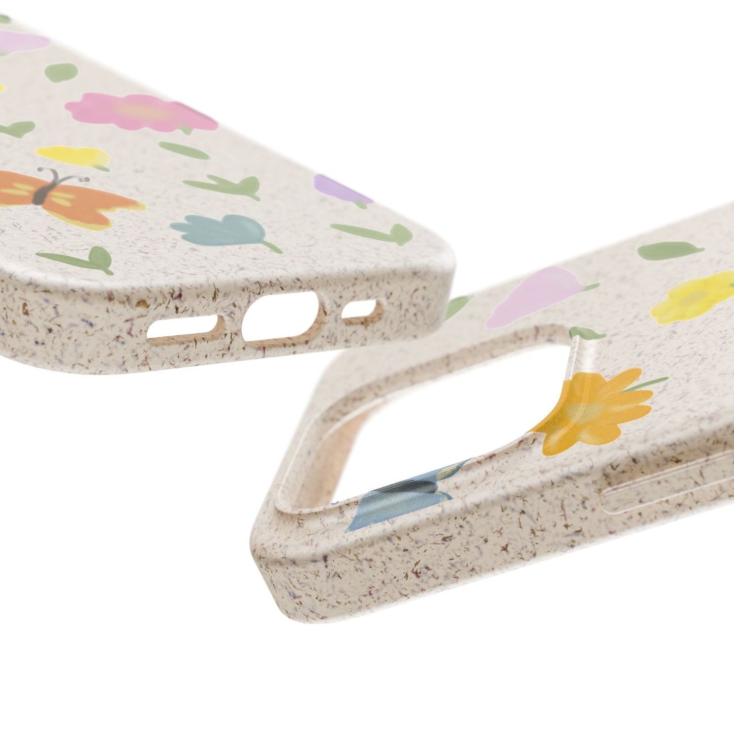 Eco-Friendly Floral iPhone Case - Biodegradable & Stylish
