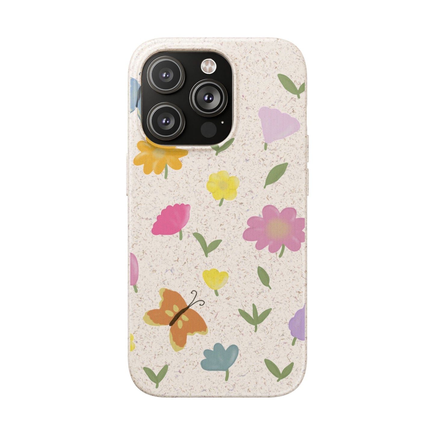 Eco-Friendly Floral iPhone Case - Biodegradable & Stylish