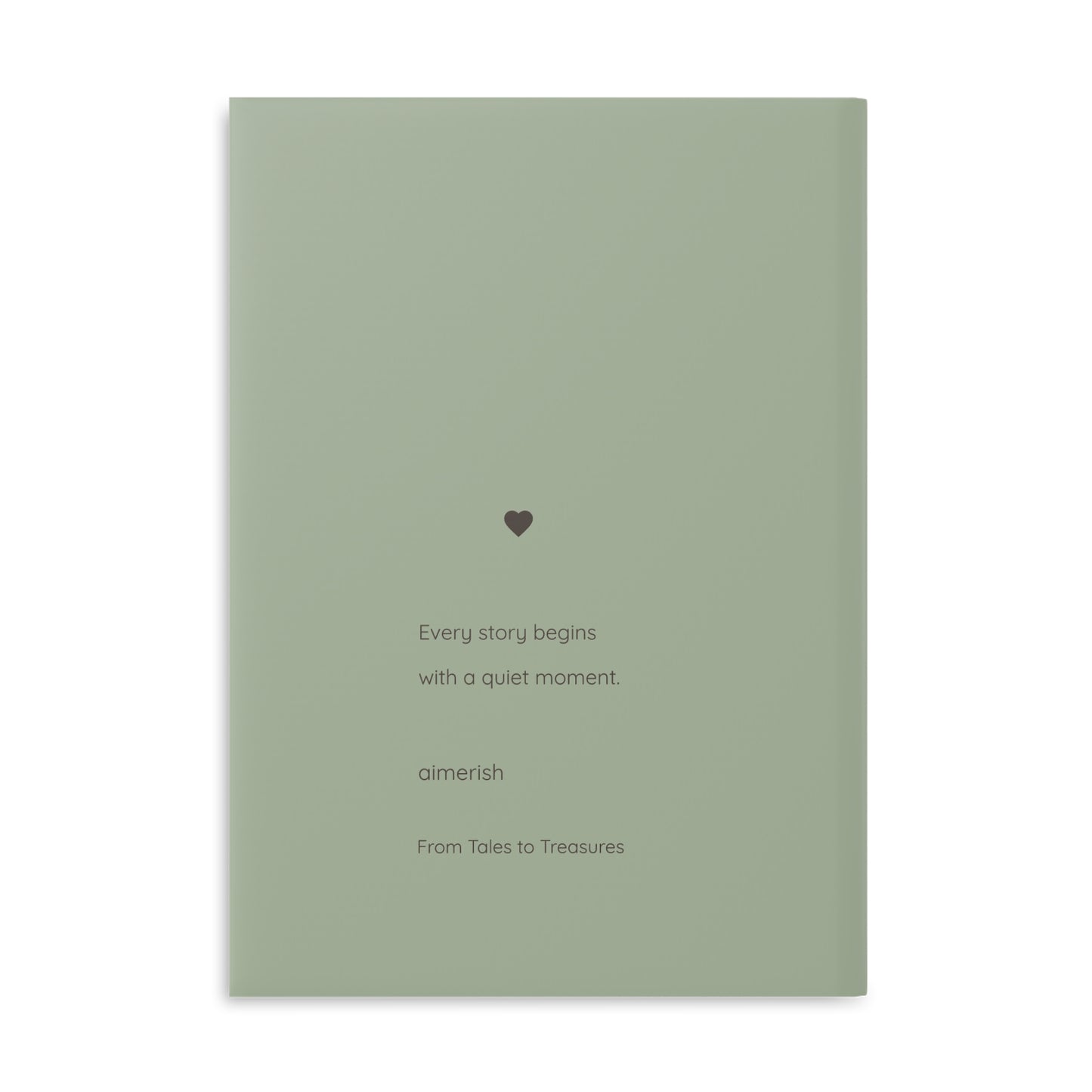 The Days We Keep Hardcover Journal | Aimerish Story-Inspired Notebook