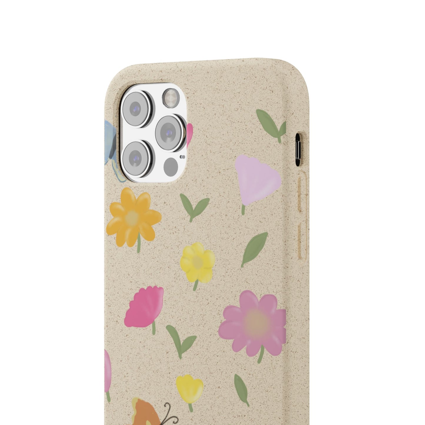 Eco-Friendly Floral iPhone Case - Biodegradable & Stylish