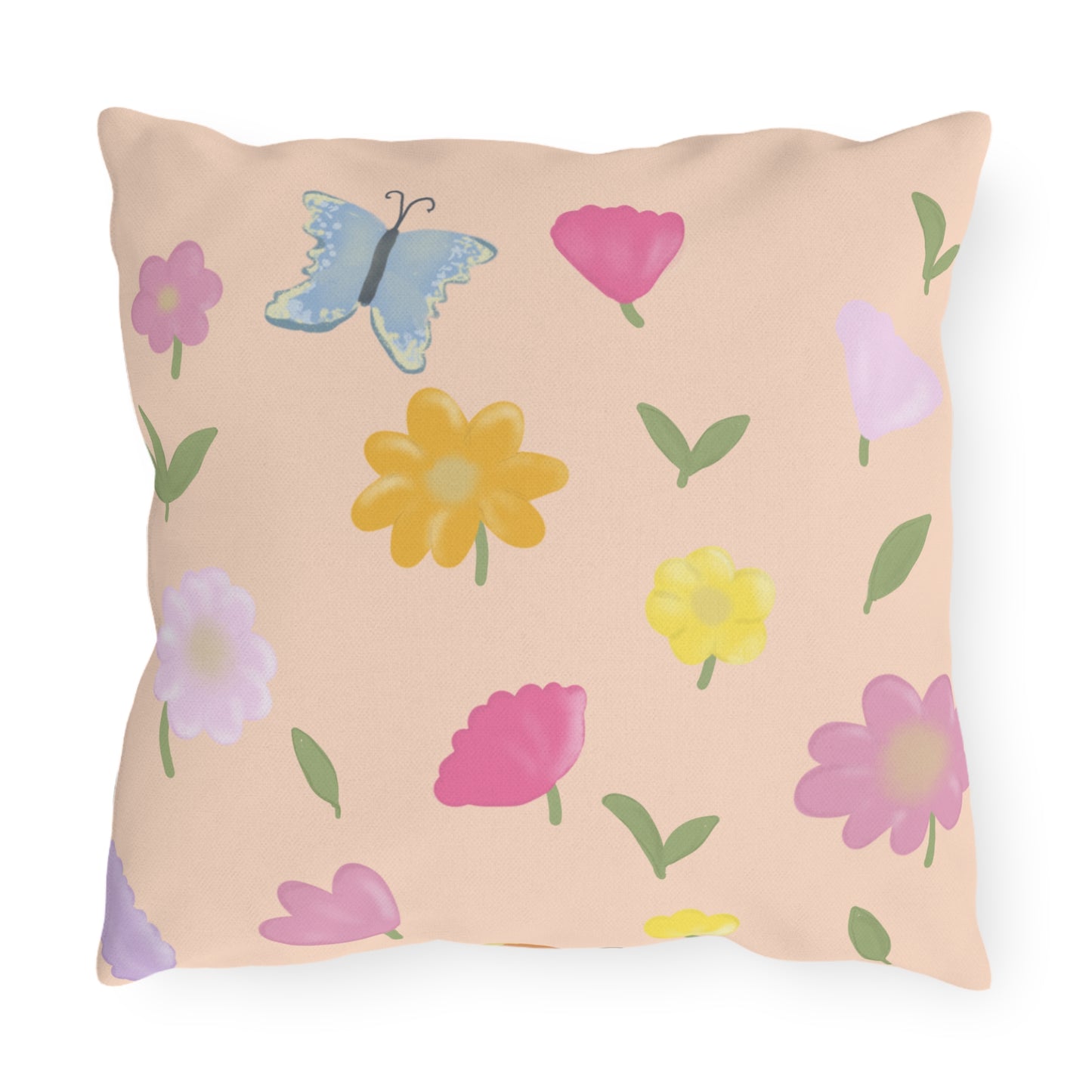 Colorful Floral Outdoor Pillows for Garden and Patio Decor