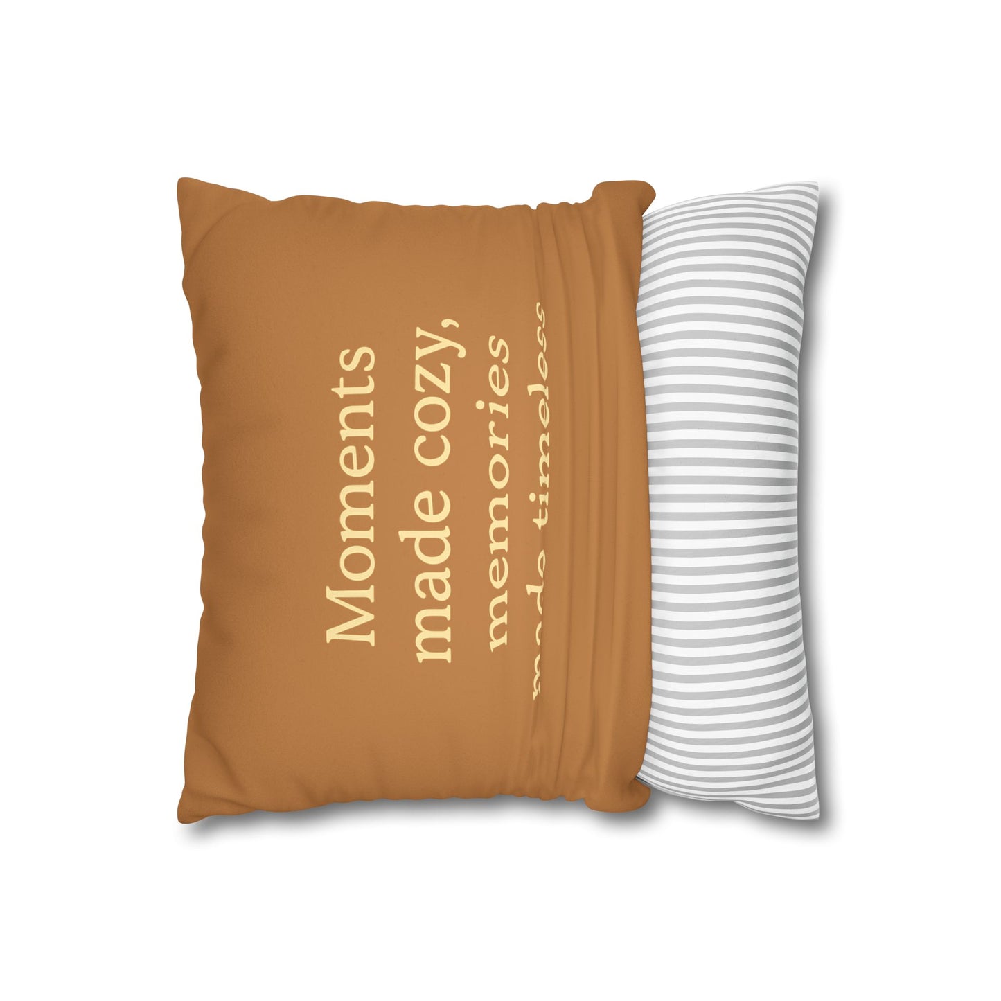 Cozy Bear Pillow Cover with Quote – Soft Cushion for Cozy Home Decor