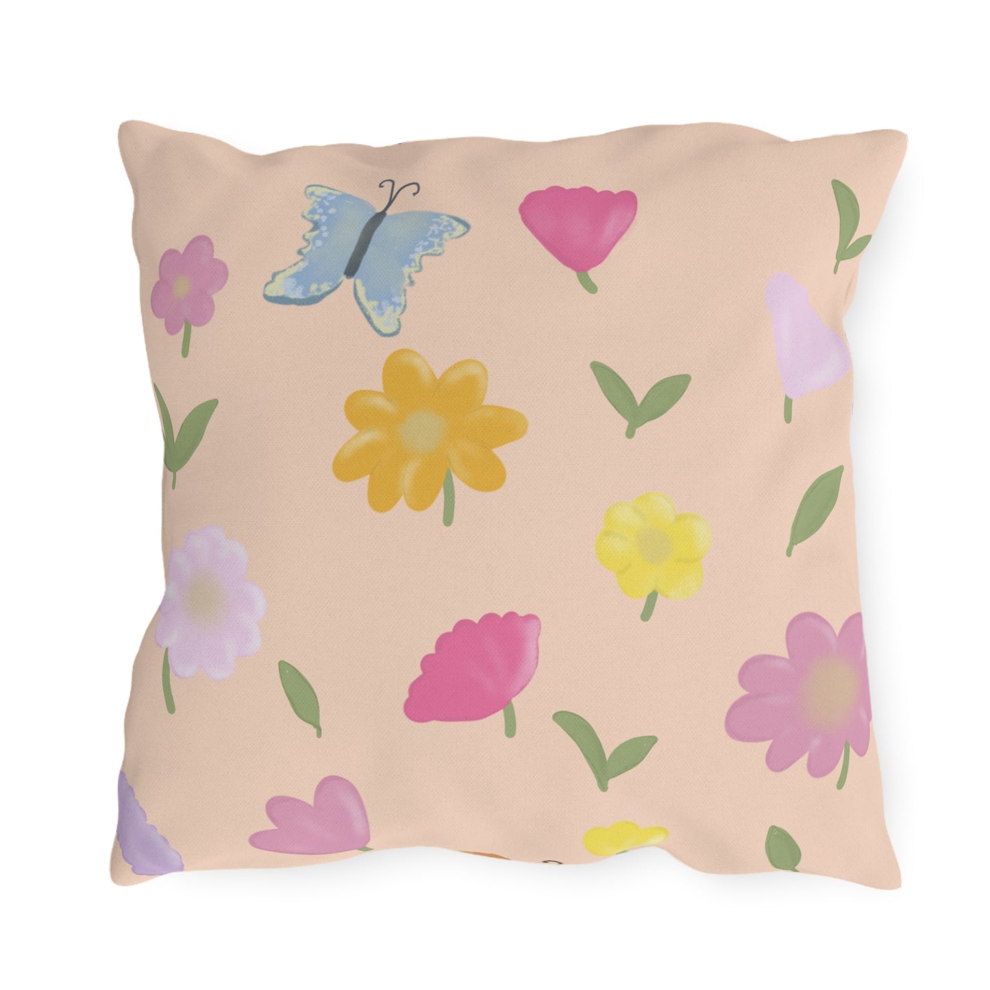 Colorful Floral Outdoor Pillows for Garden and Patio Decor