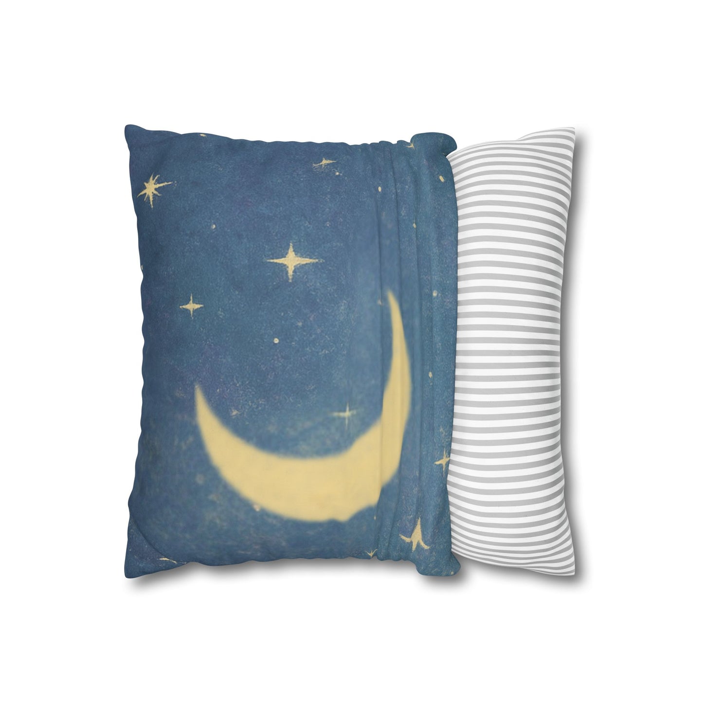 Whispers of a Dream Pillow Cover | Crescent Moon Cozy Cushion