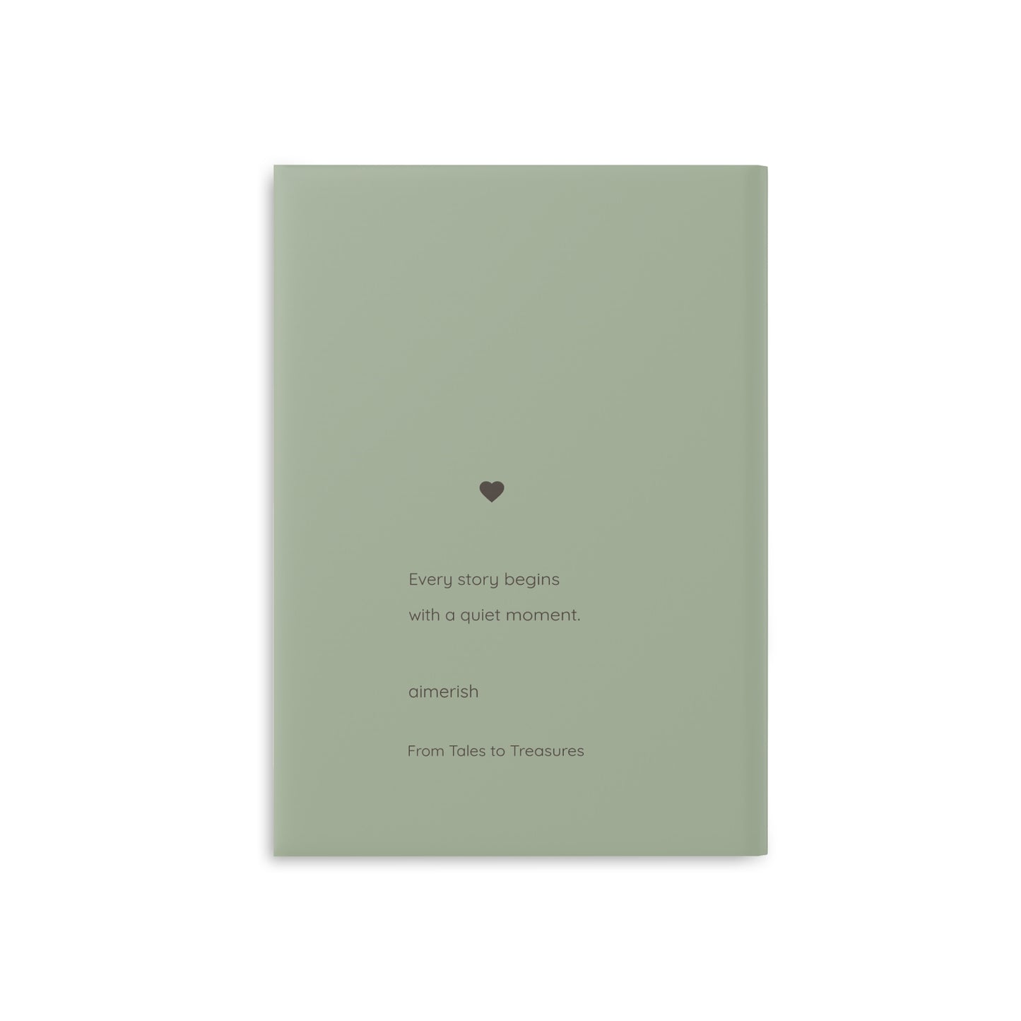 The Days We Keep Hardcover Journal | Aimerish Story-Inspired Notebook