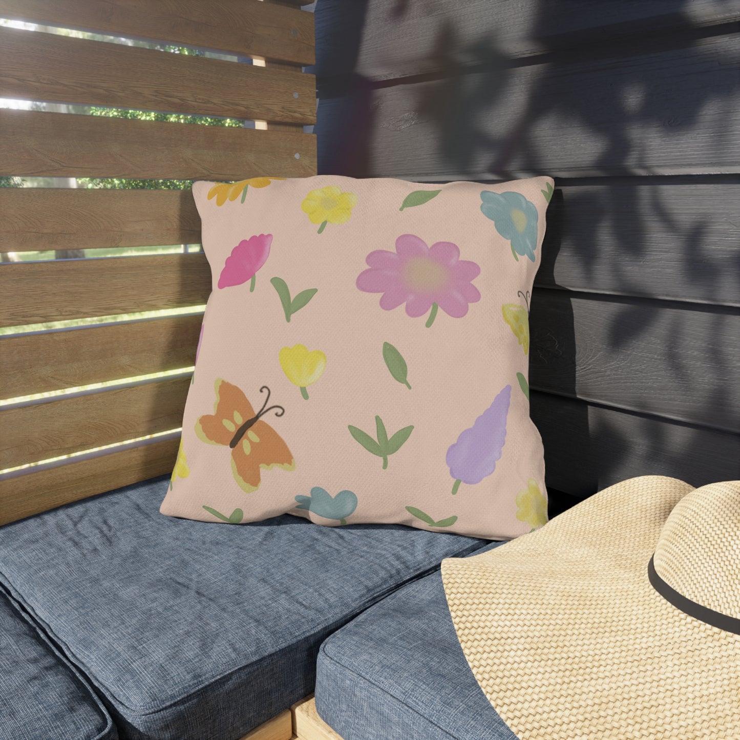 Colorful Floral Outdoor Pillows for Garden and Patio Decor