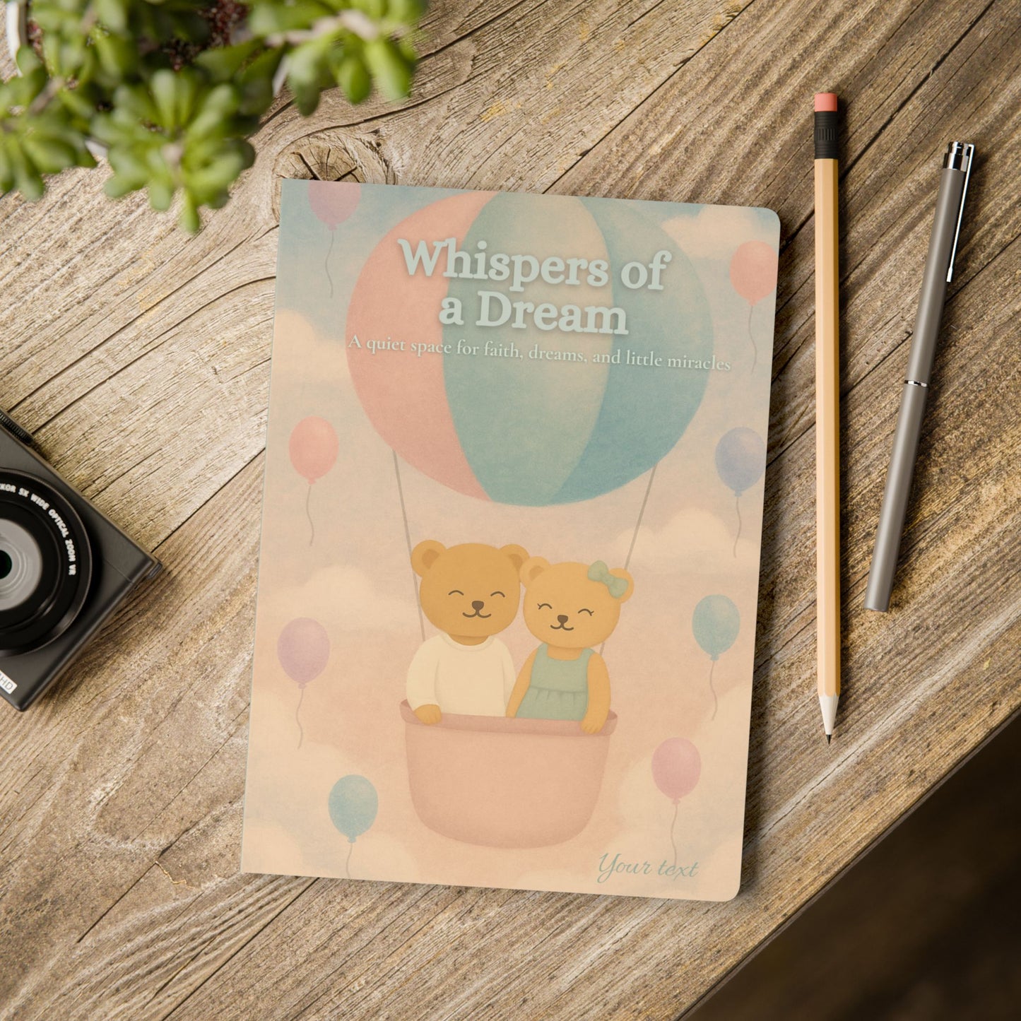 Whispers of a Dream Journal | Pastel Balloon Voyage Notebook