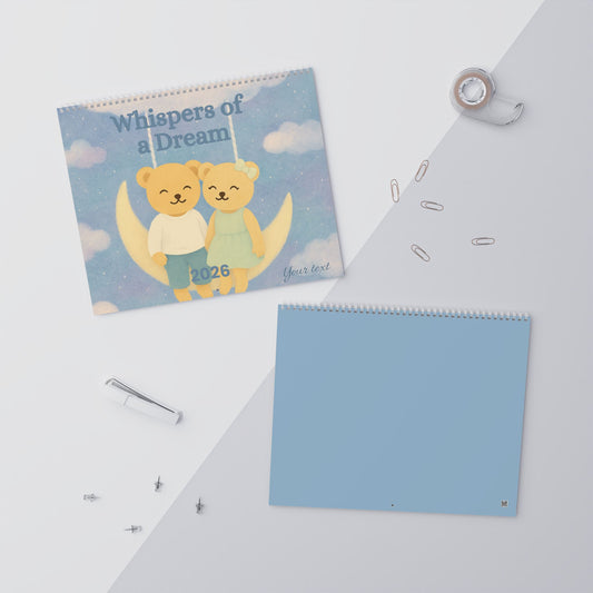 Whispers of a Dream 2026 Wall Calendar | Aimerish Inspirational Décor