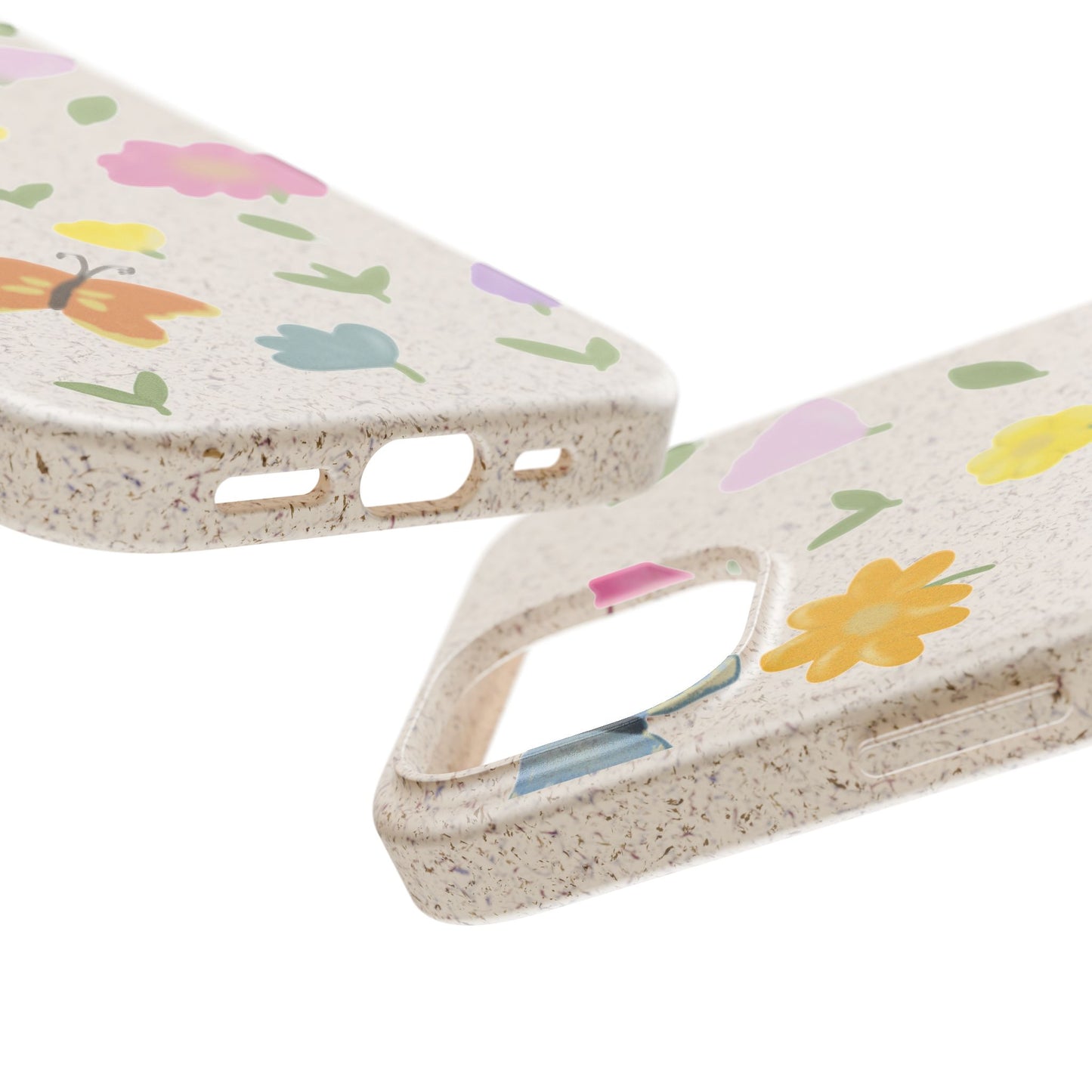 Eco-Friendly Floral iPhone Case - Biodegradable & Stylish