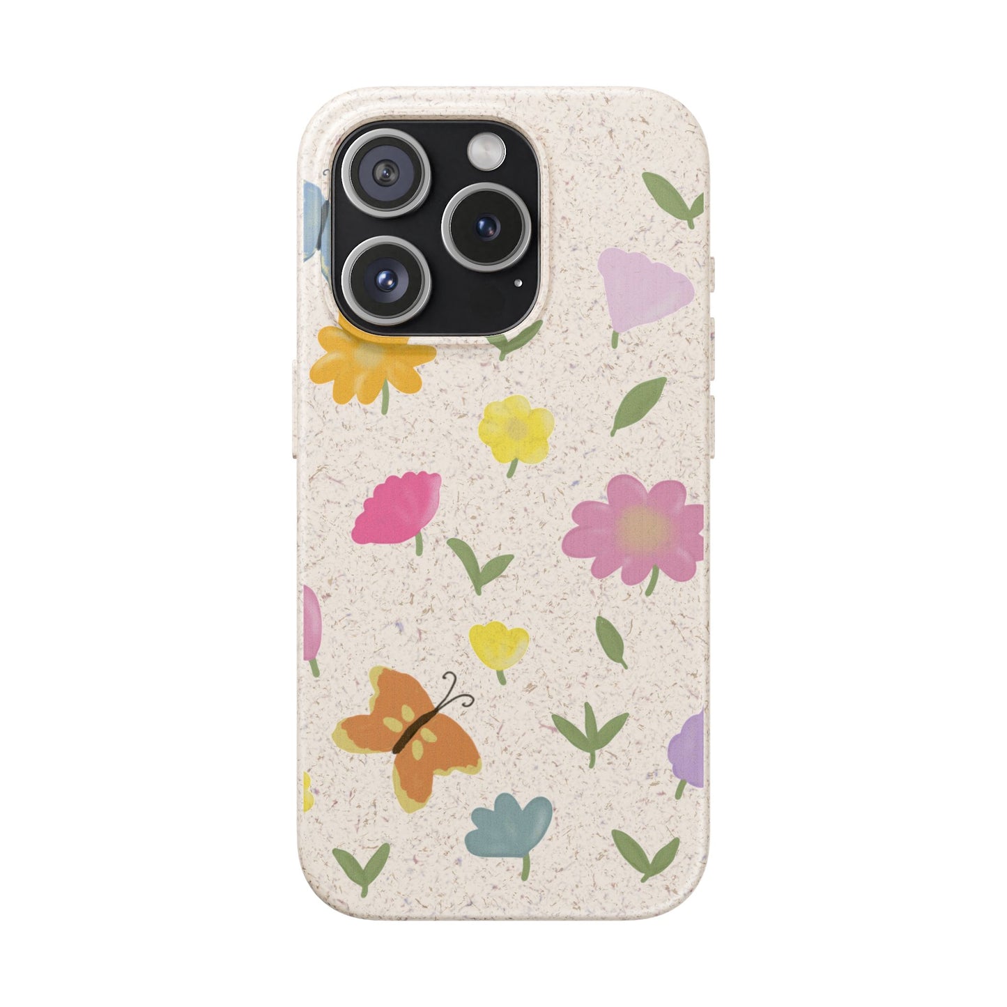 Eco-Friendly Floral iPhone Case - Biodegradable & Stylish