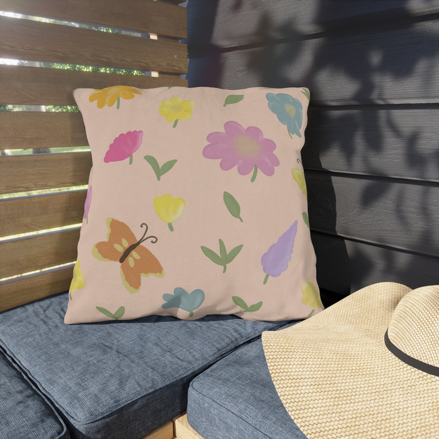 Colorful Floral Outdoor Pillows for Garden and Patio Decor