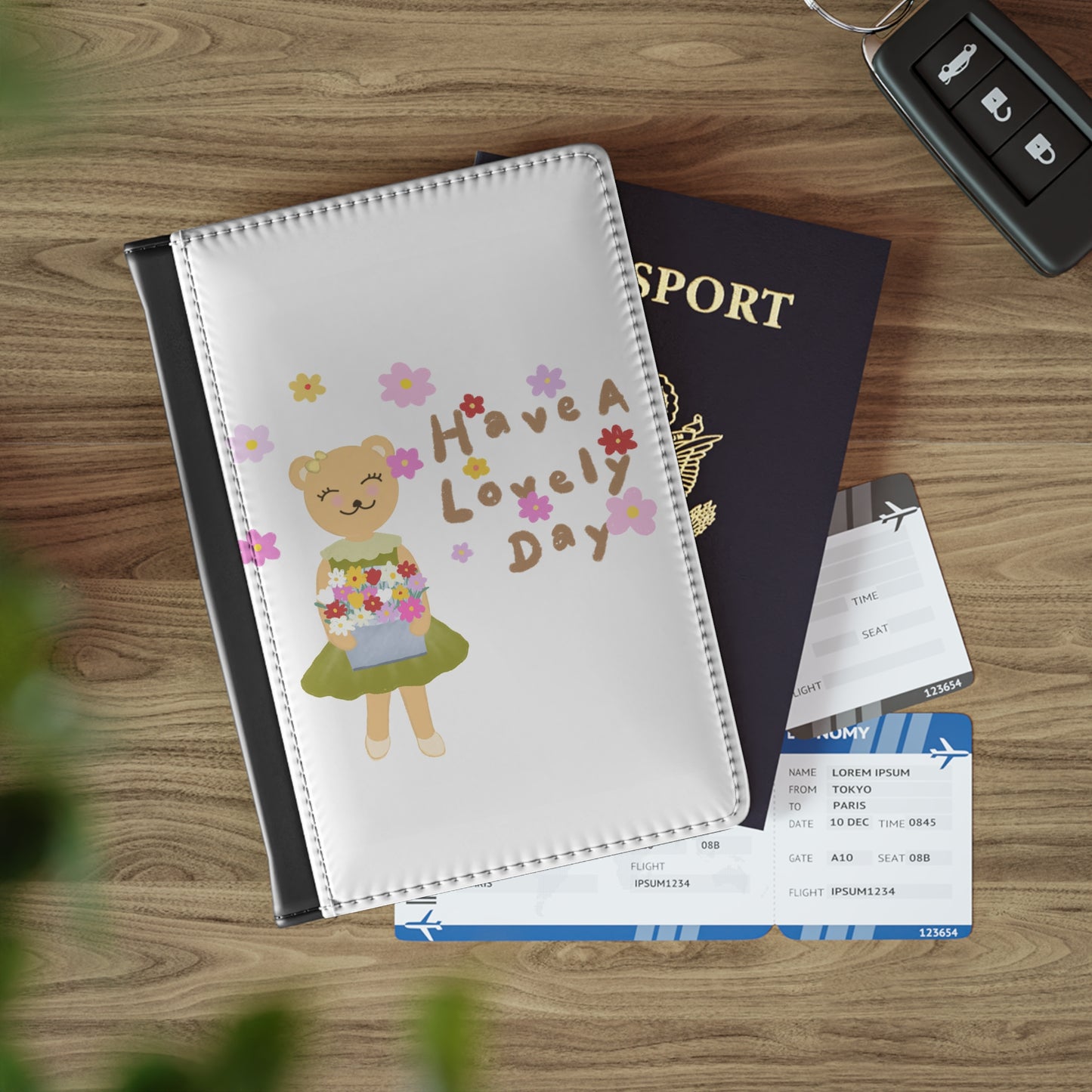 Passport Cover (Have A Lovely Day)