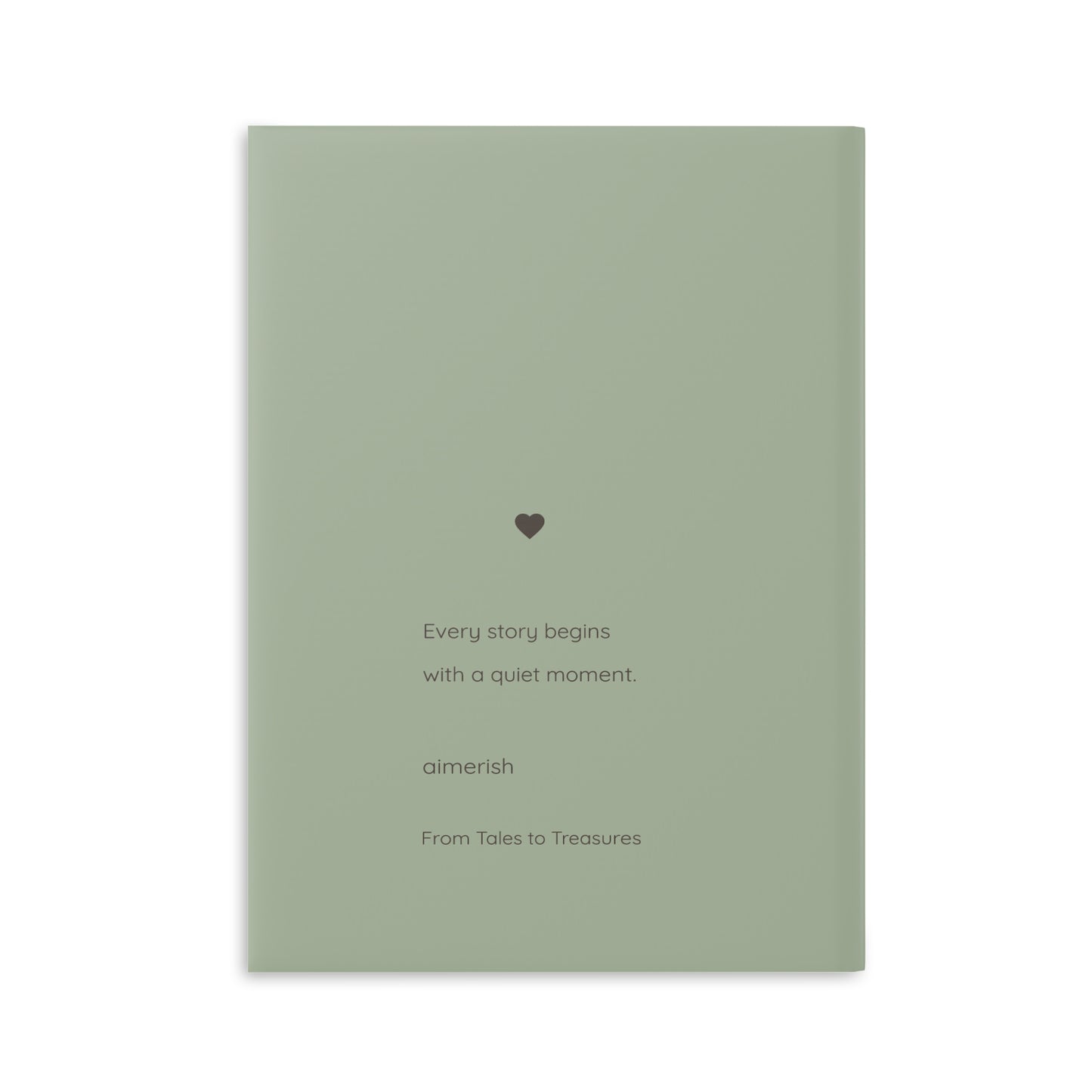 The Days We Keep Hardcover Journal | Aimerish Story-Inspired Notebook