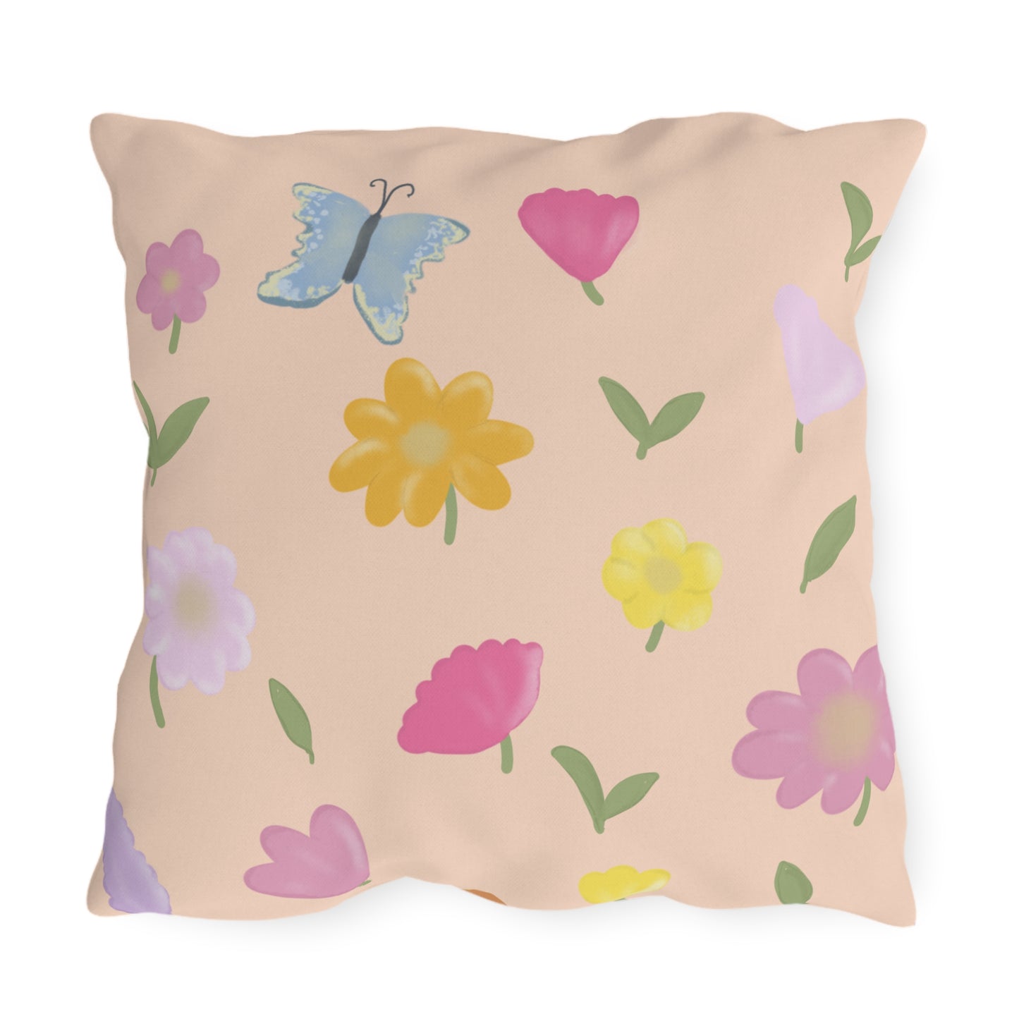 Colorful Floral Outdoor Pillows for Garden and Patio Decor