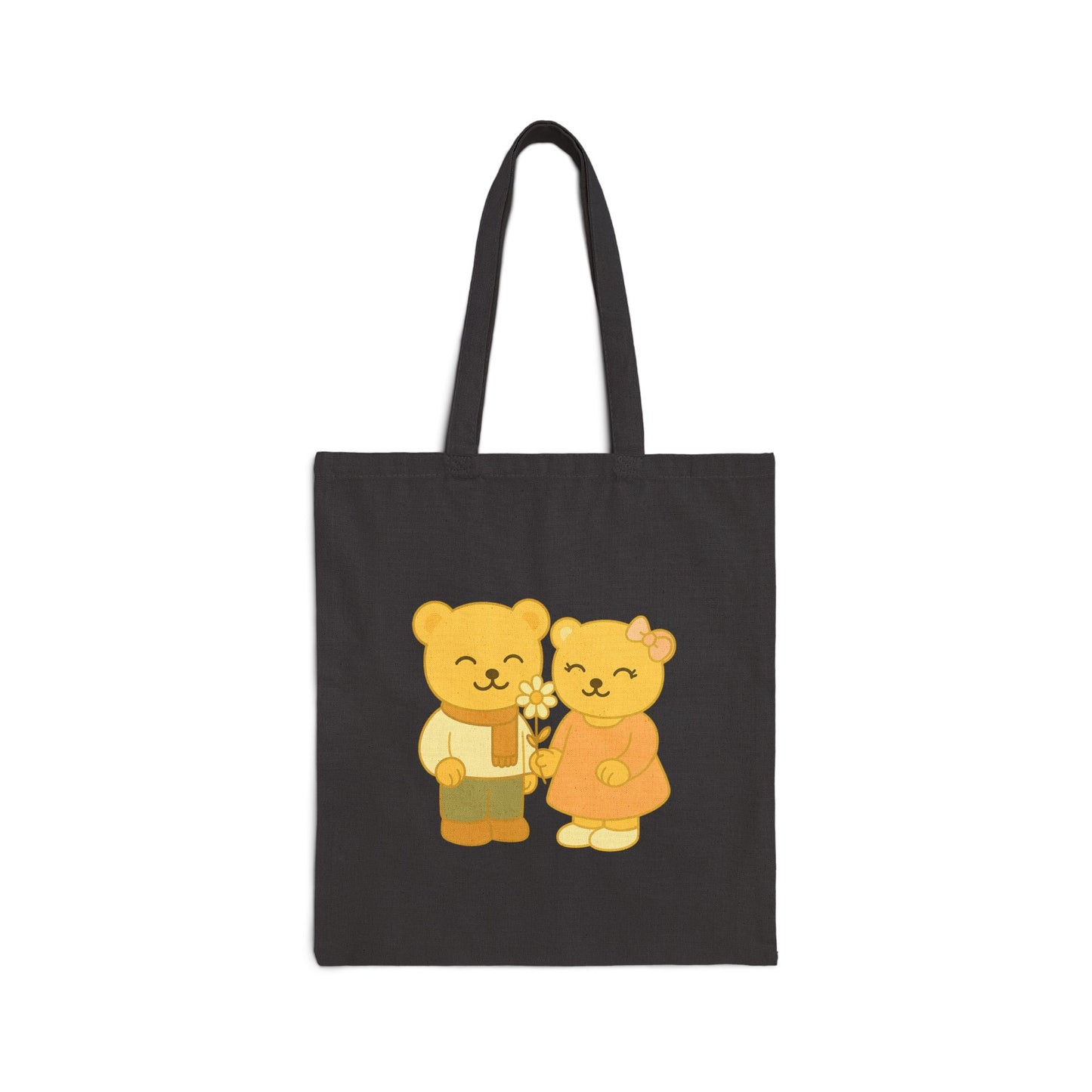 Cozy Bear Tote Bag with Quote – Eco-Friendly Shopping & Gift Bag