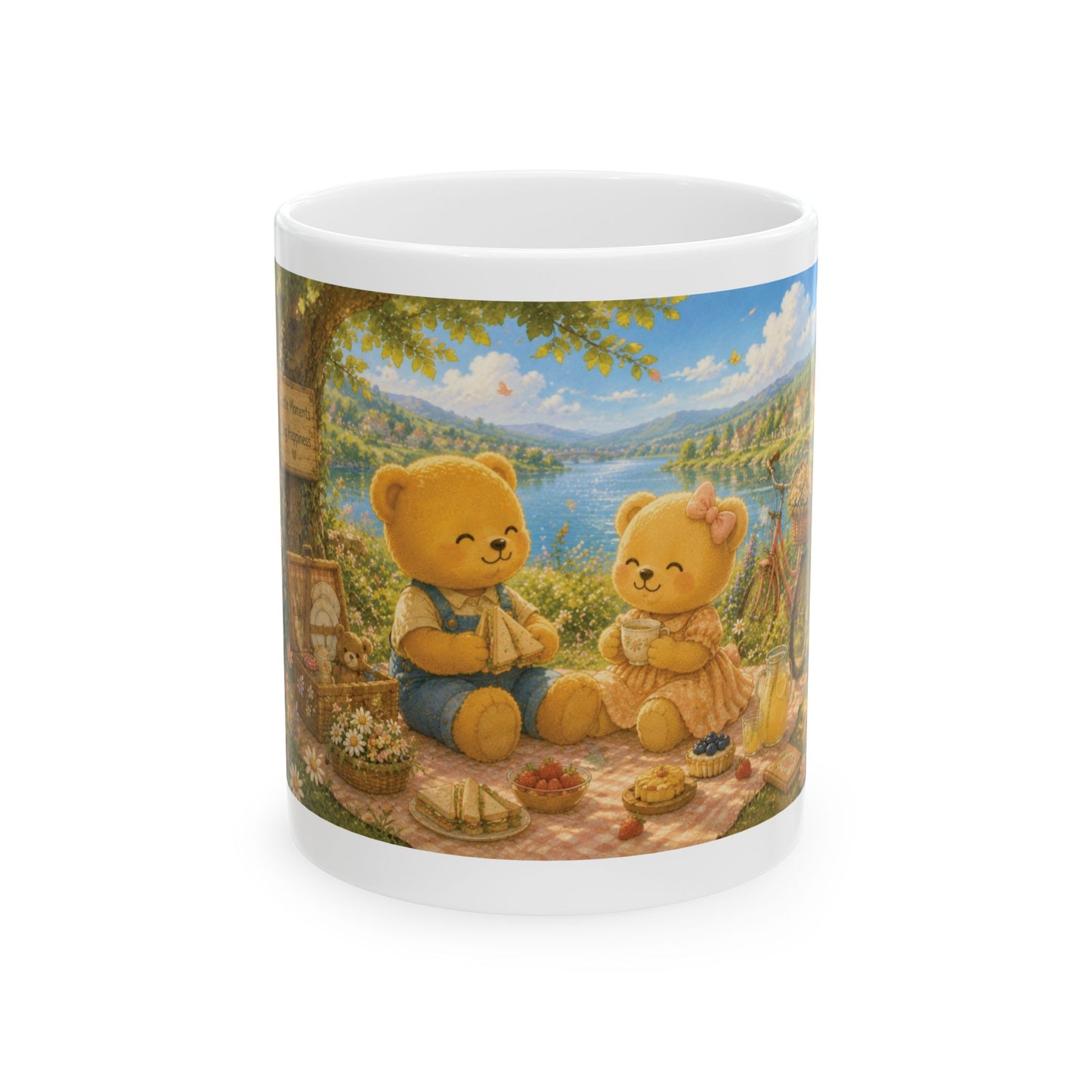 The Days We Keep Ceramic Mug | Cozy Summer Picnic Coffee Cup