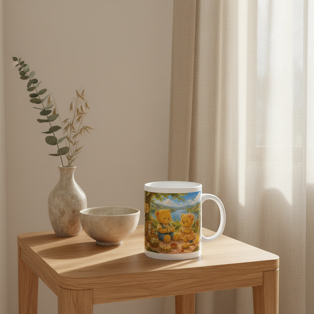 The Days We Keep Ceramic Mug | Cozy Summer Picnic Coffee Cup