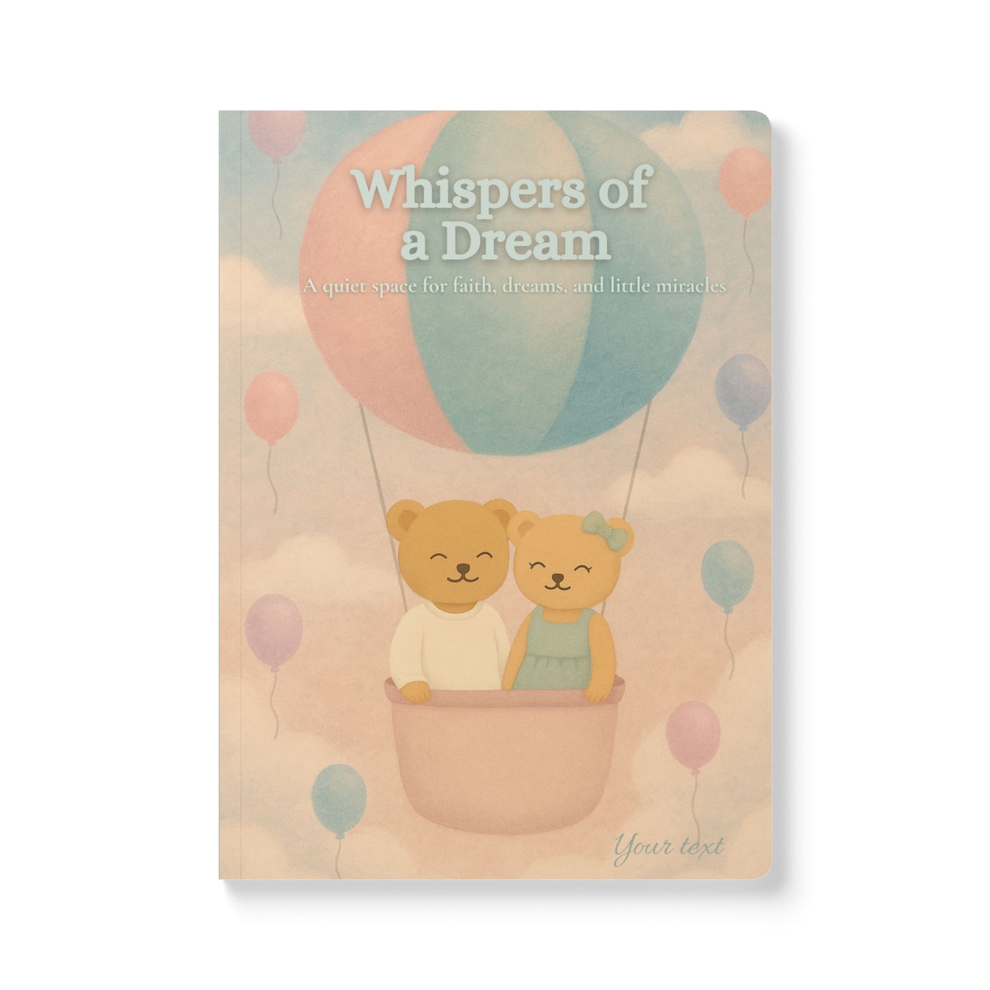 Whispers of a Dream Journal | Pastel Balloon Voyage Notebook