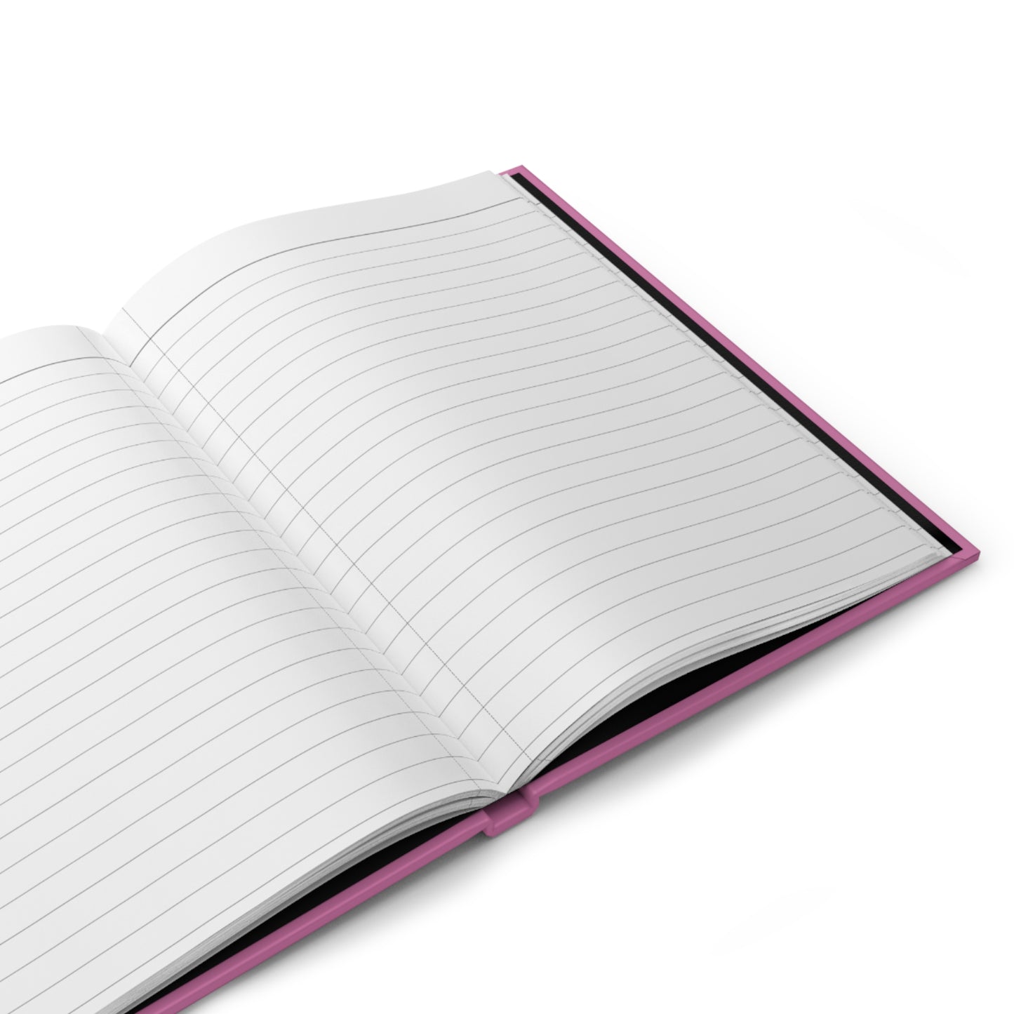 Cute Floral Hardcover Journal - "Have A Lovely Day" Design (Pink)