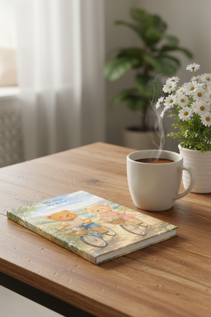 The Days We Keep Hardcover Journal | Aimerish Story-Inspired Notebook