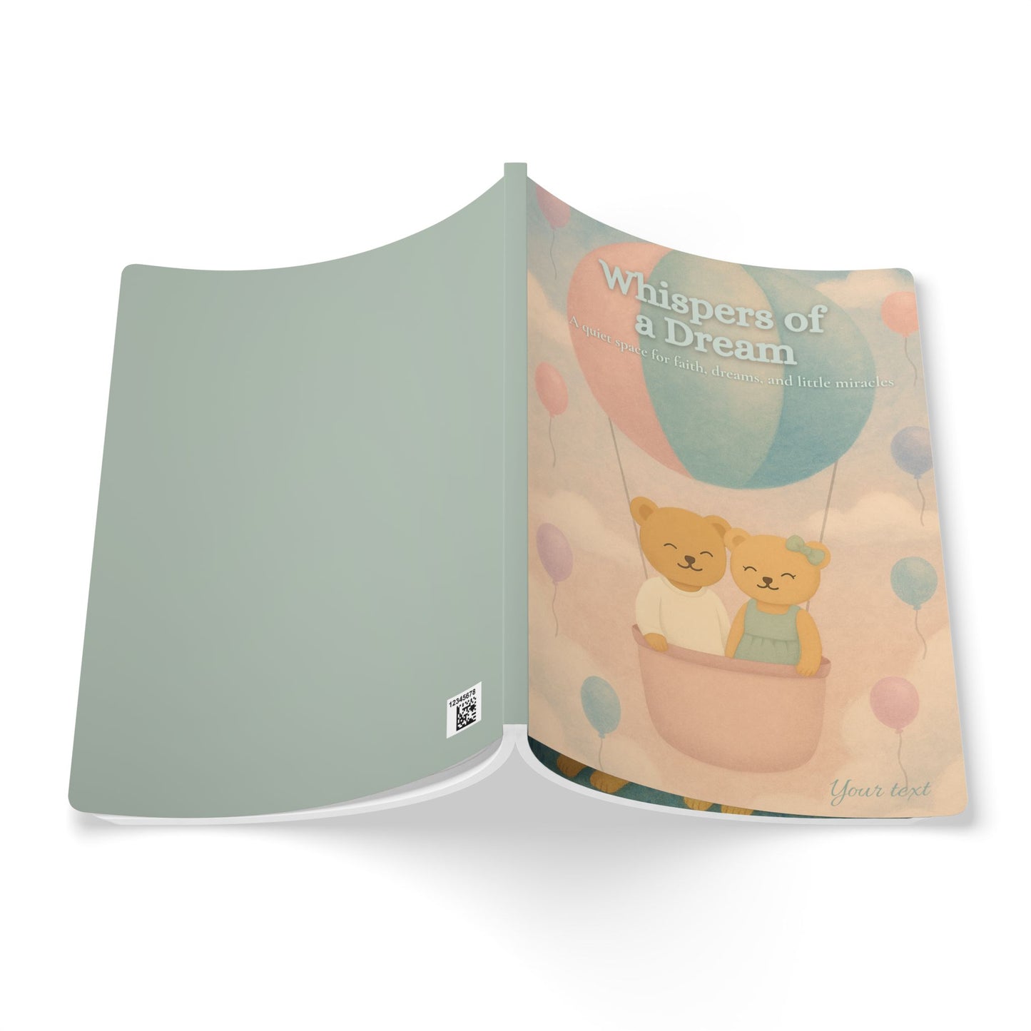 Whispers of a Dream Journal | Pastel Balloon Voyage Notebook