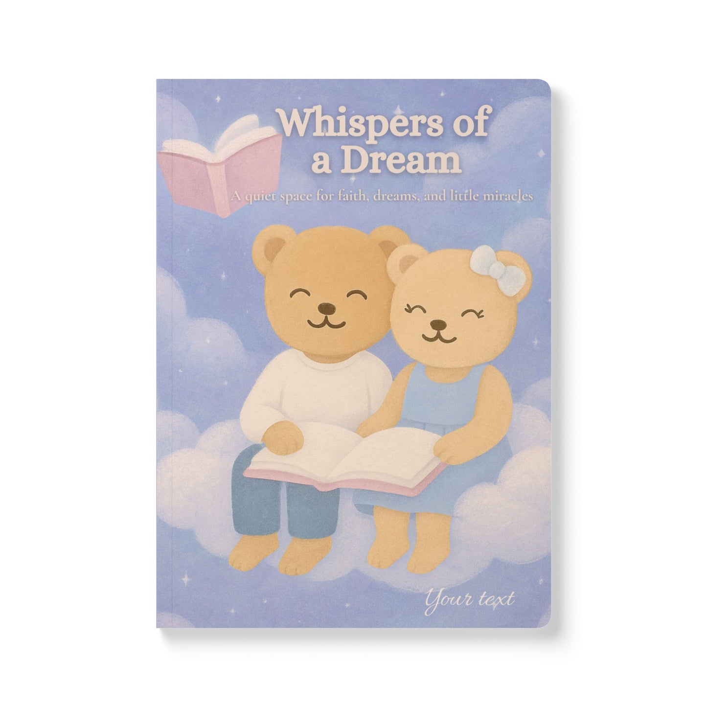 Whispers of a Dream Journal | Cloud Reading Softcover Notebook