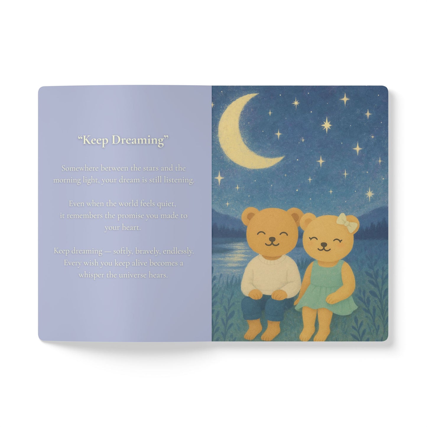 Whispers of a Dream Journal | Cloud Reading Softcover Notebook