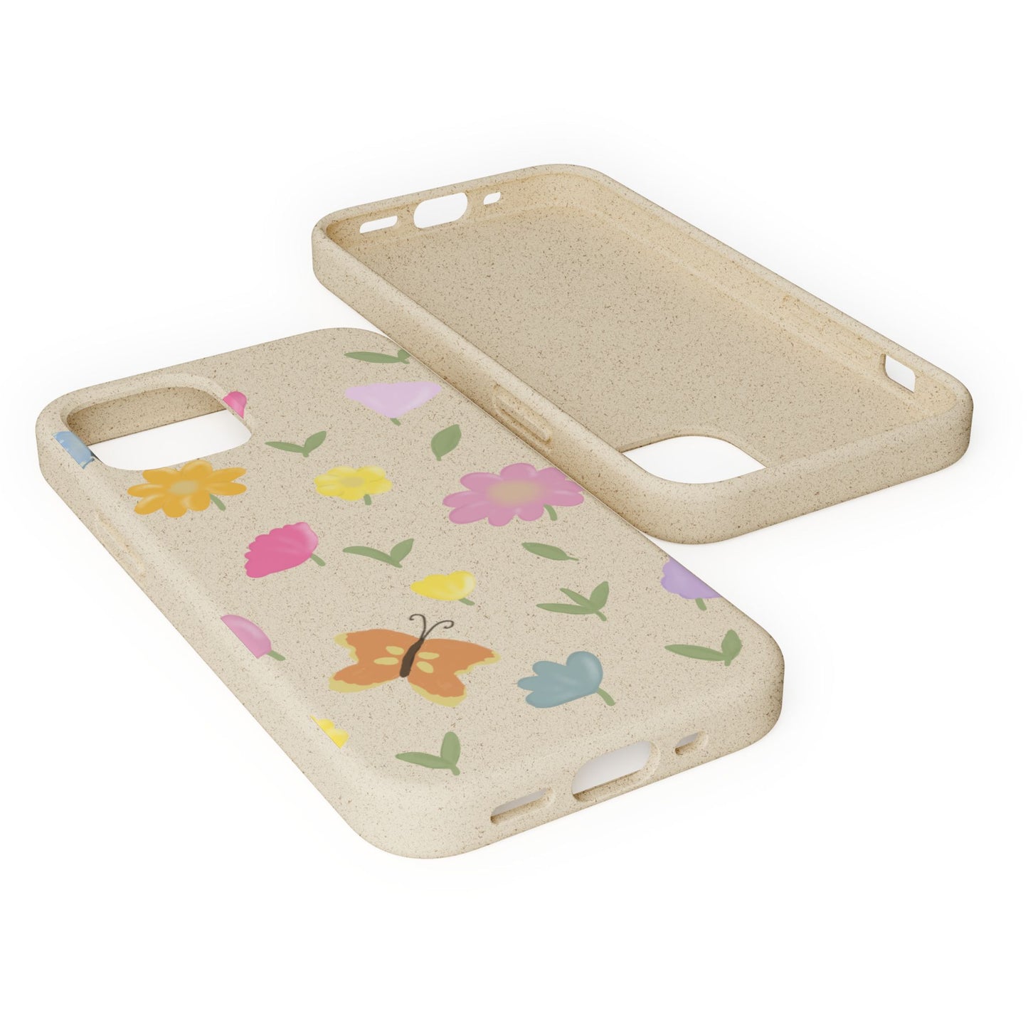 Eco-Friendly Floral iPhone Case - Biodegradable & Stylish
