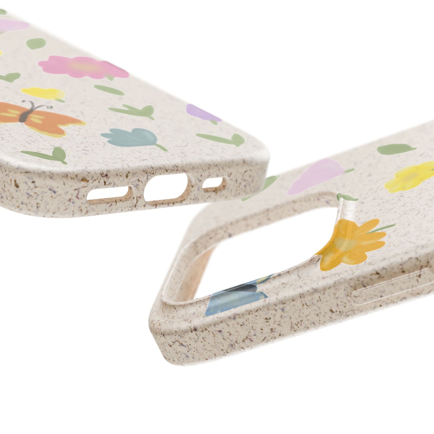 Eco-Friendly Floral iPhone Case - Biodegradable & Stylish