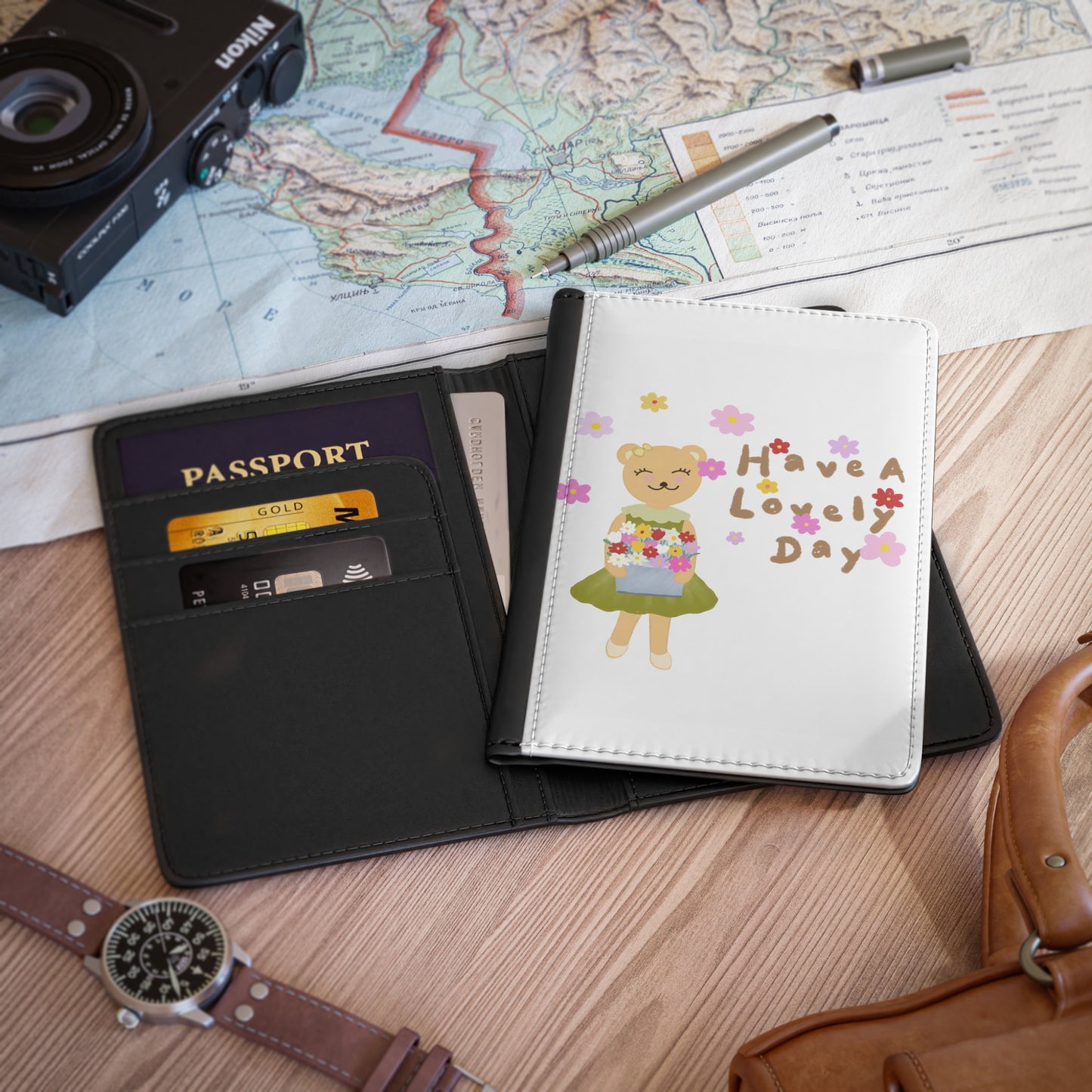 Passport Cover (Have A Lovely Day)