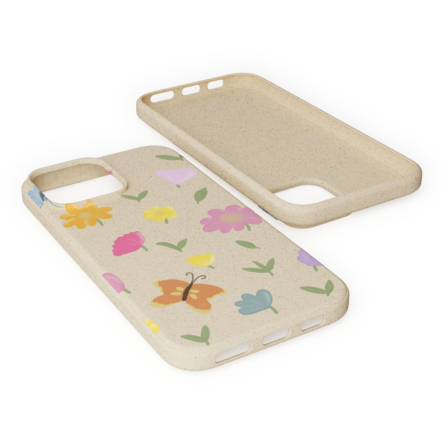 Eco-Friendly Floral iPhone Case - Biodegradable & Stylish