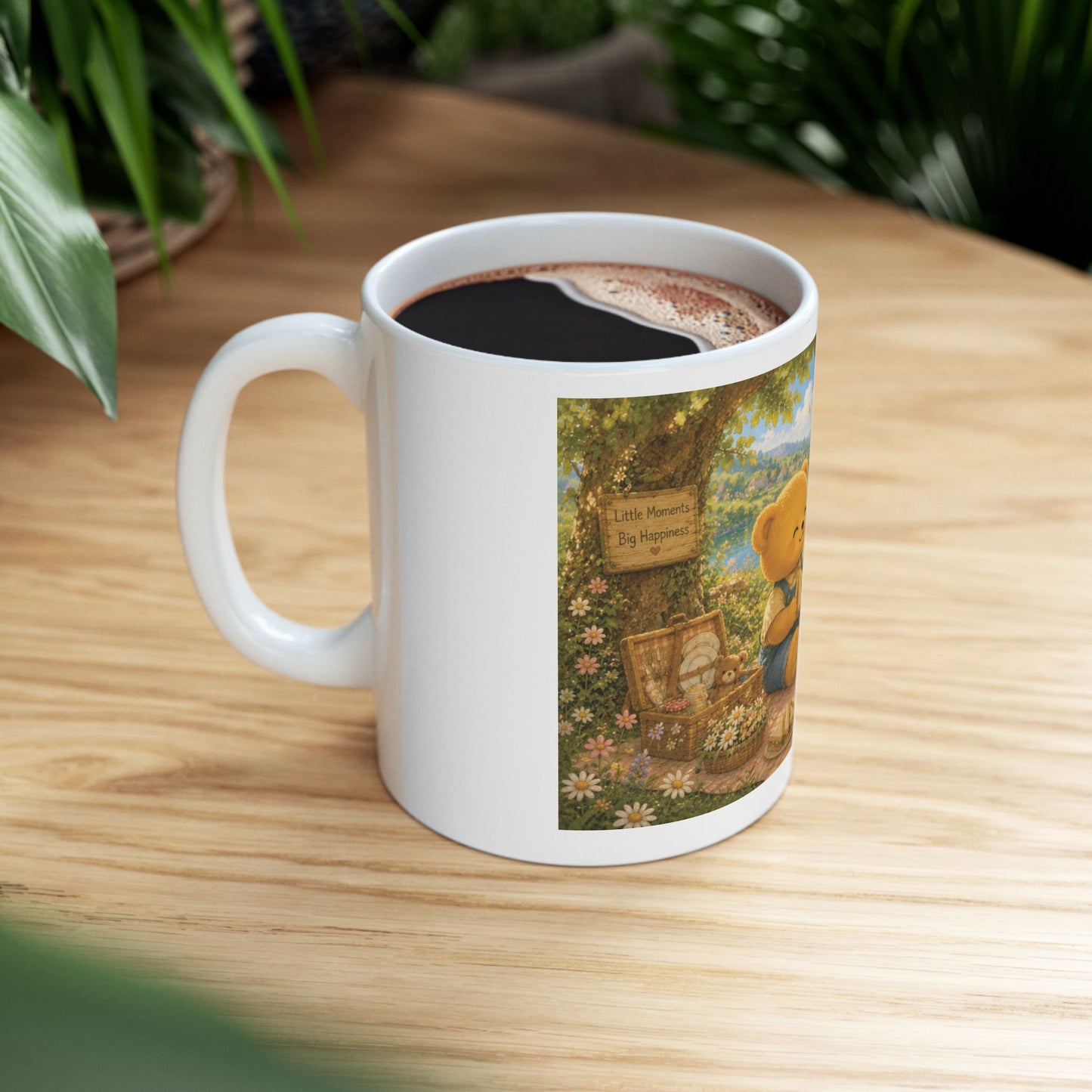 The Days We Keep Ceramic Mug | Cozy Summer Picnic Coffee Cup